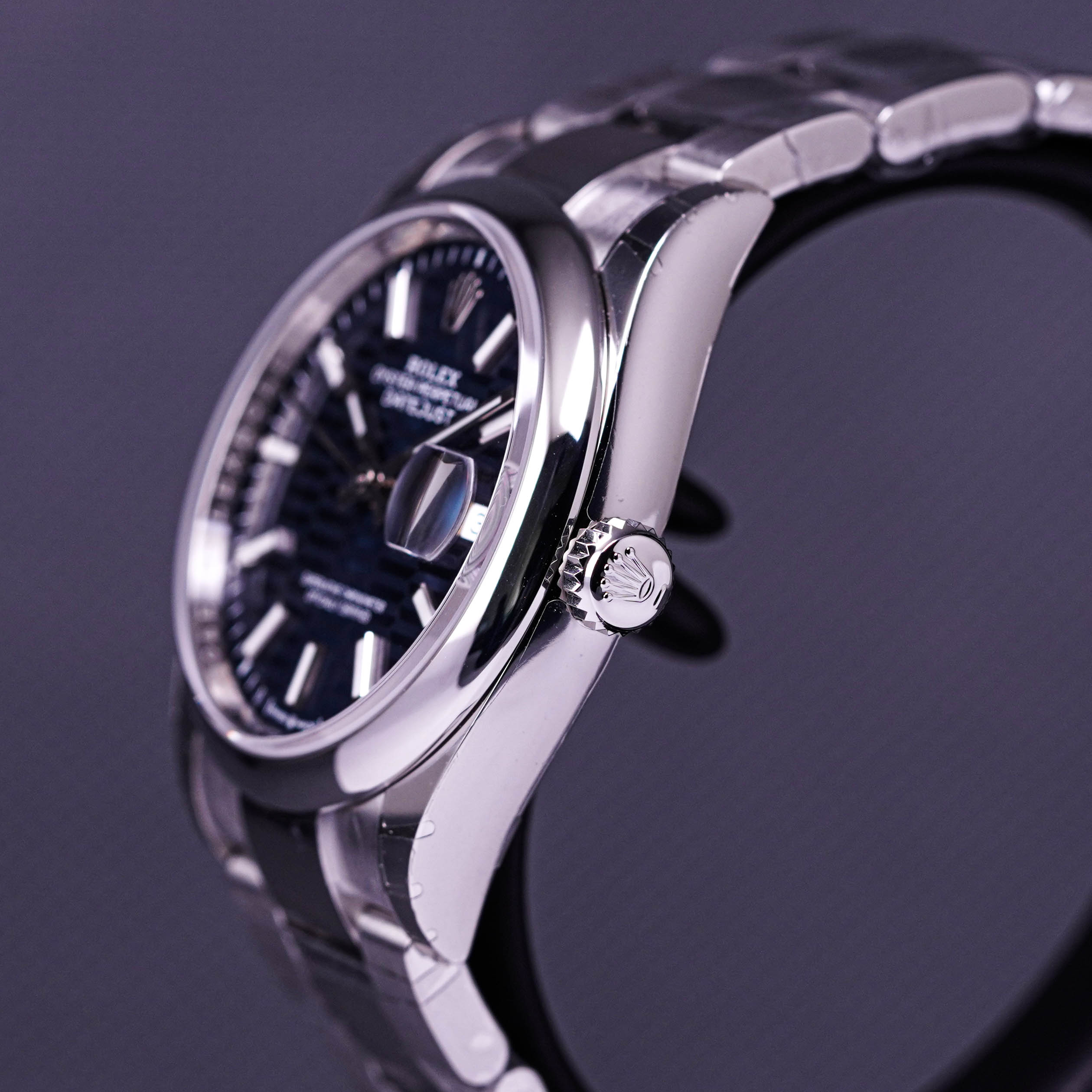 DATEJUST 36MM DOMED OYSTER BLUE FLUTED DIAL (2022)