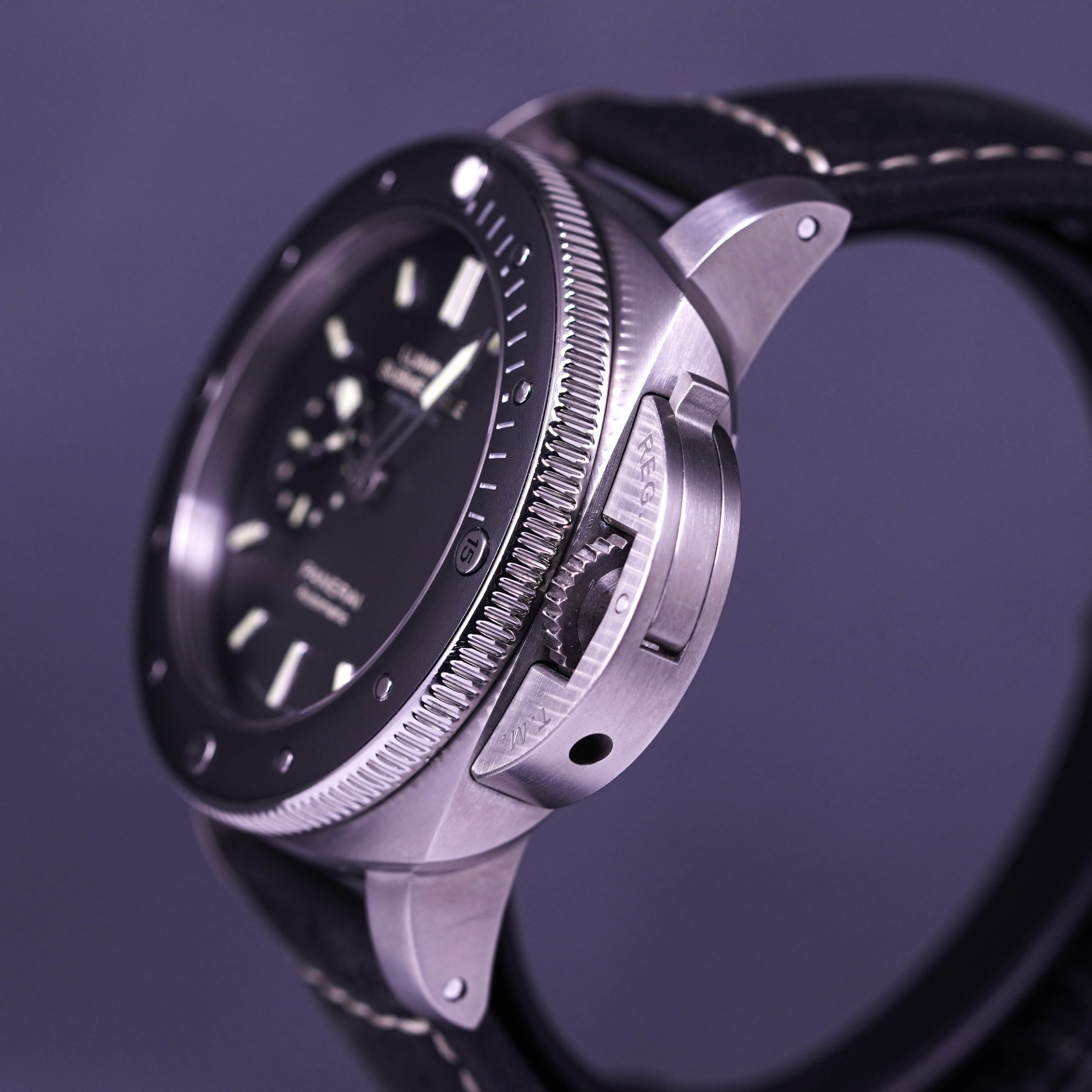 LUMINOR 1950 SUBMERSIBLE AMAGNETIC TITANIUM 3 DAYS 'PAM0389' (2013)