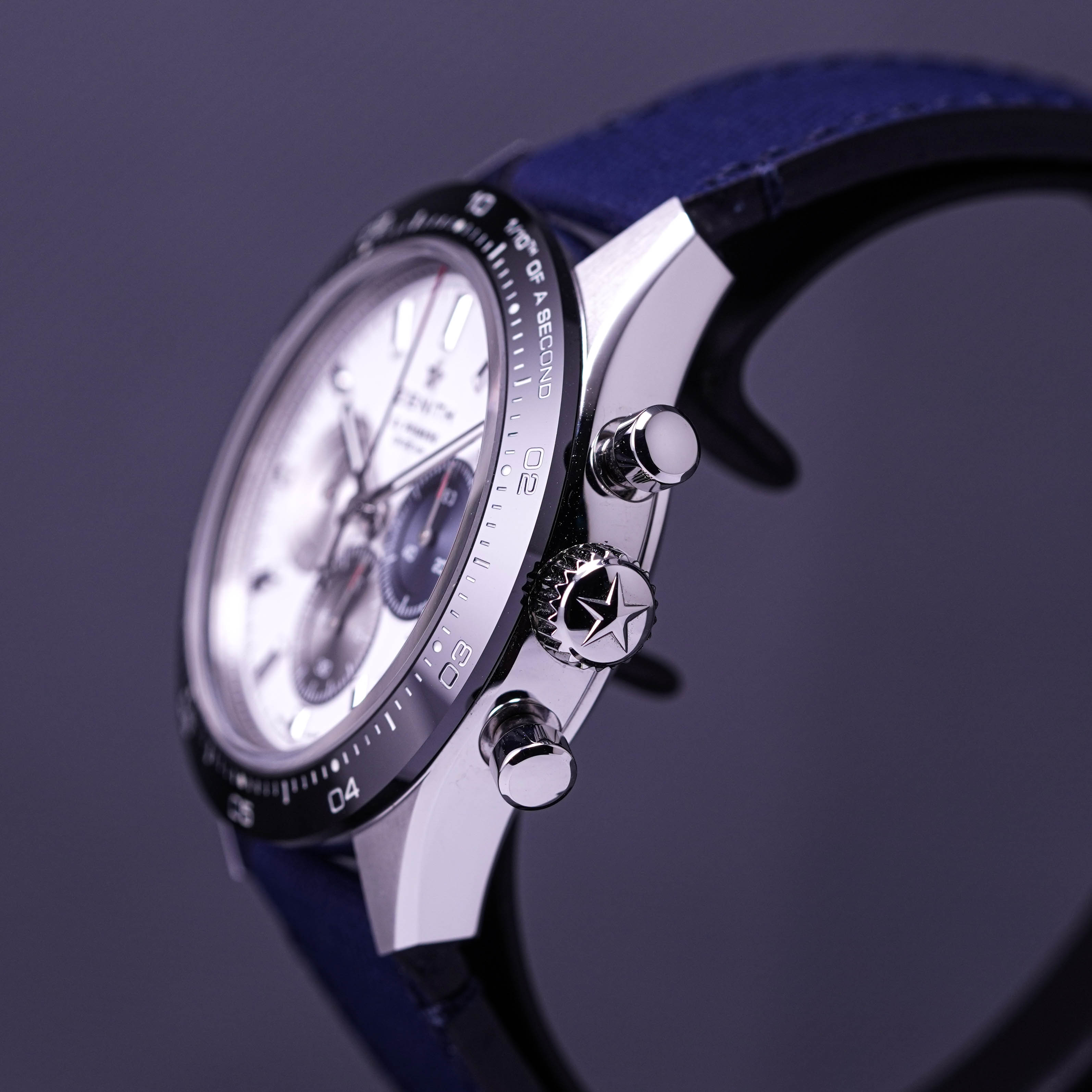 EL PRIMERO CHRONOMASTER SPORT WHITE DIAL BLUE STRAP (2022)