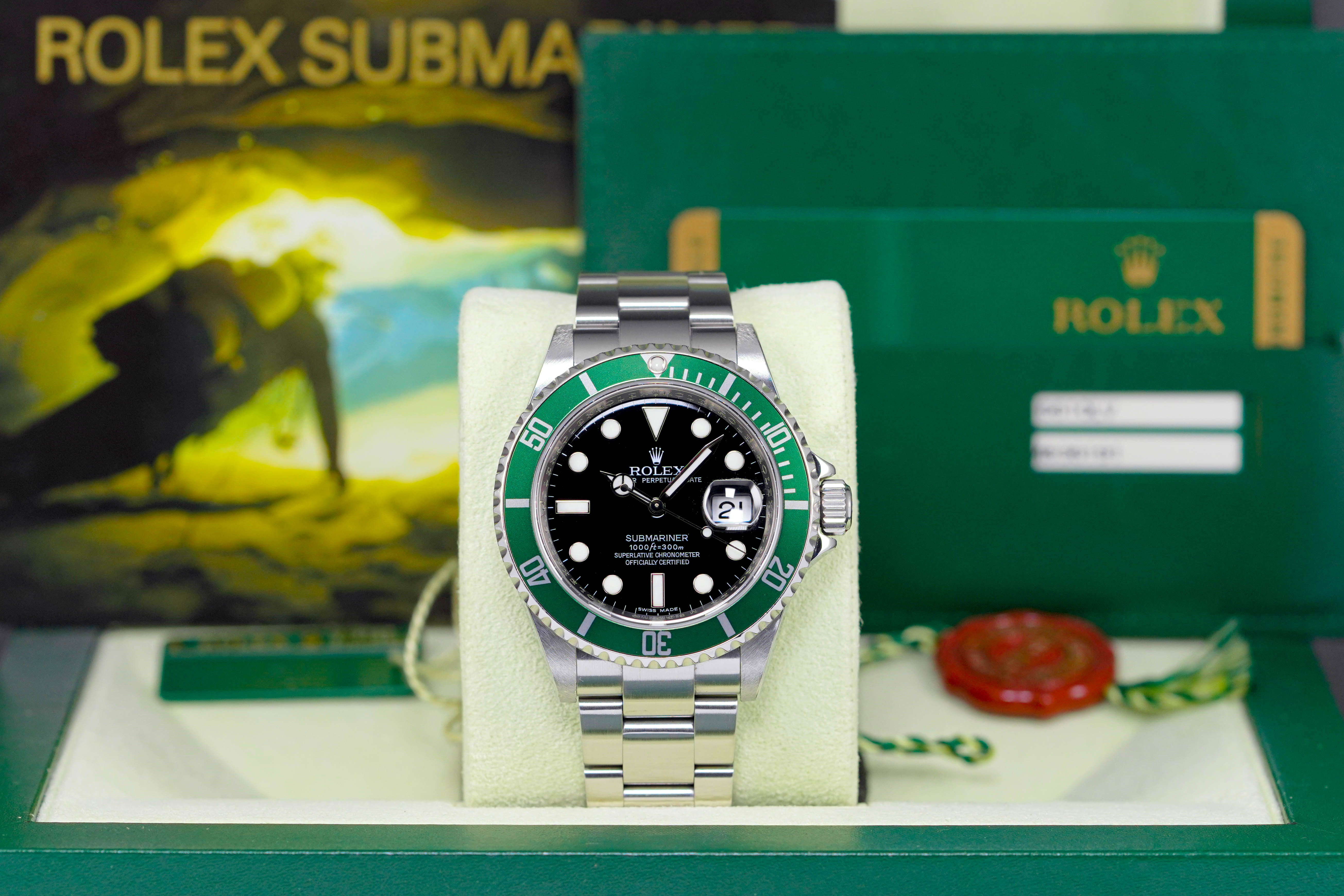 SUBMARINER DATE 40MM KERMIT 'M SERIES-REHAUT' (2009)