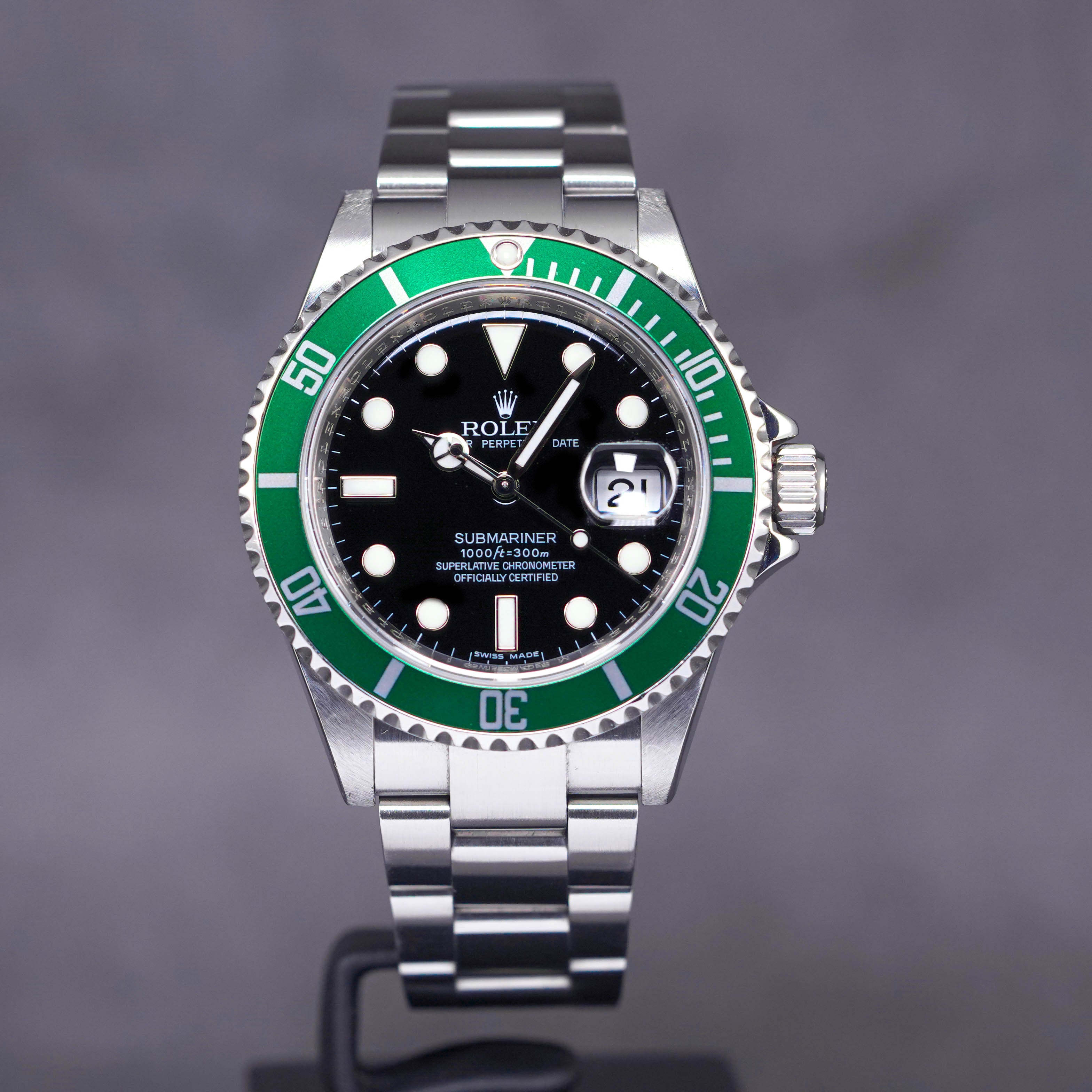 SUBMARINER DATE 40MM KERMIT 'M SERIES-REHAUT' (2009)