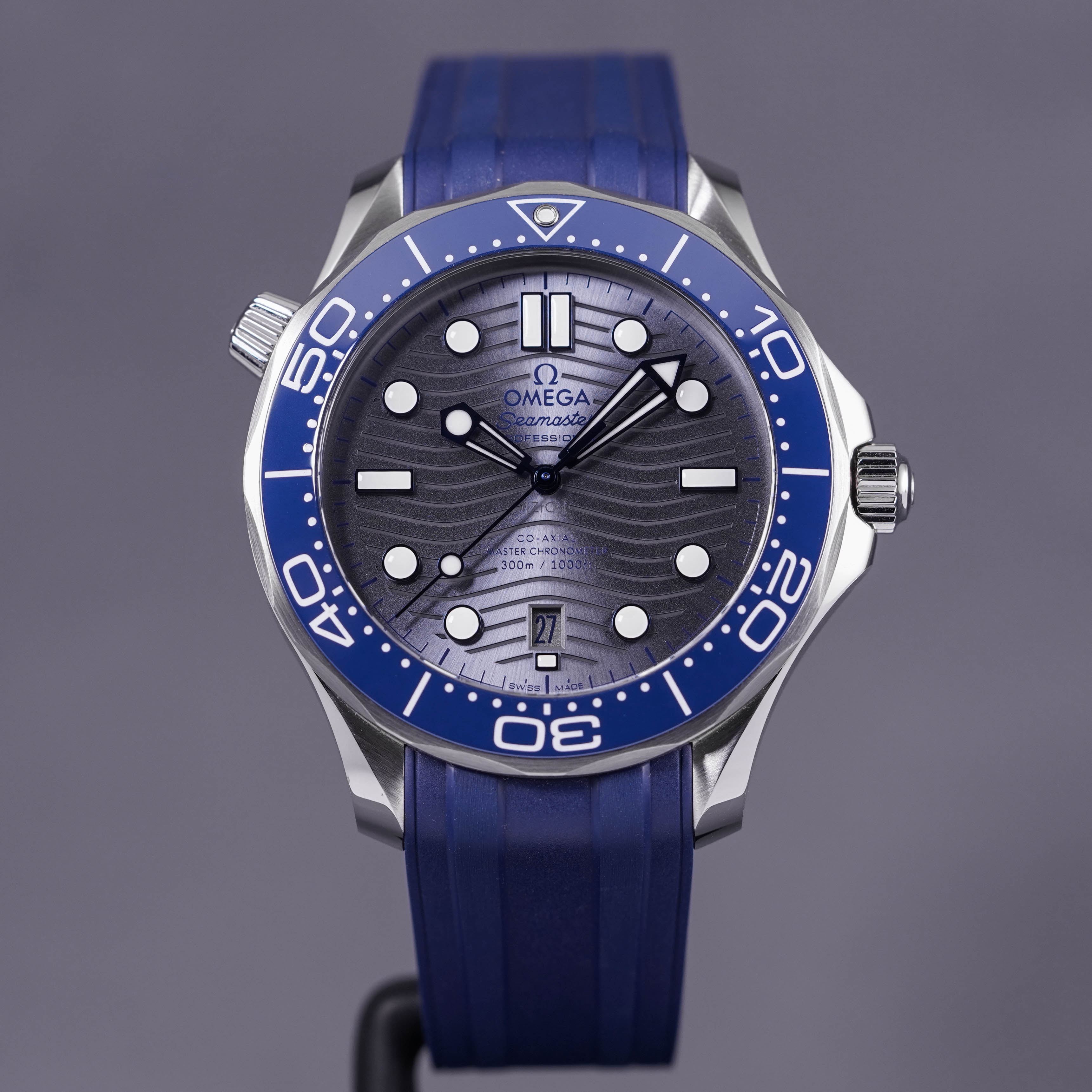 SEAMASTER DIVER 300 GREY DIAL RUBBER STRAP (2021)