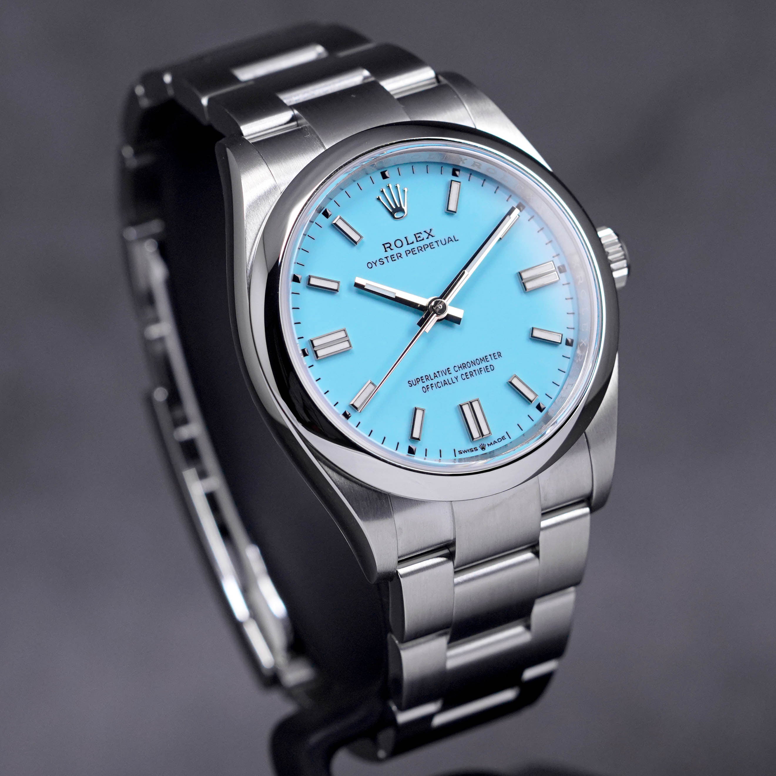 Rolex Oyster Perpetual Tiffany Blue