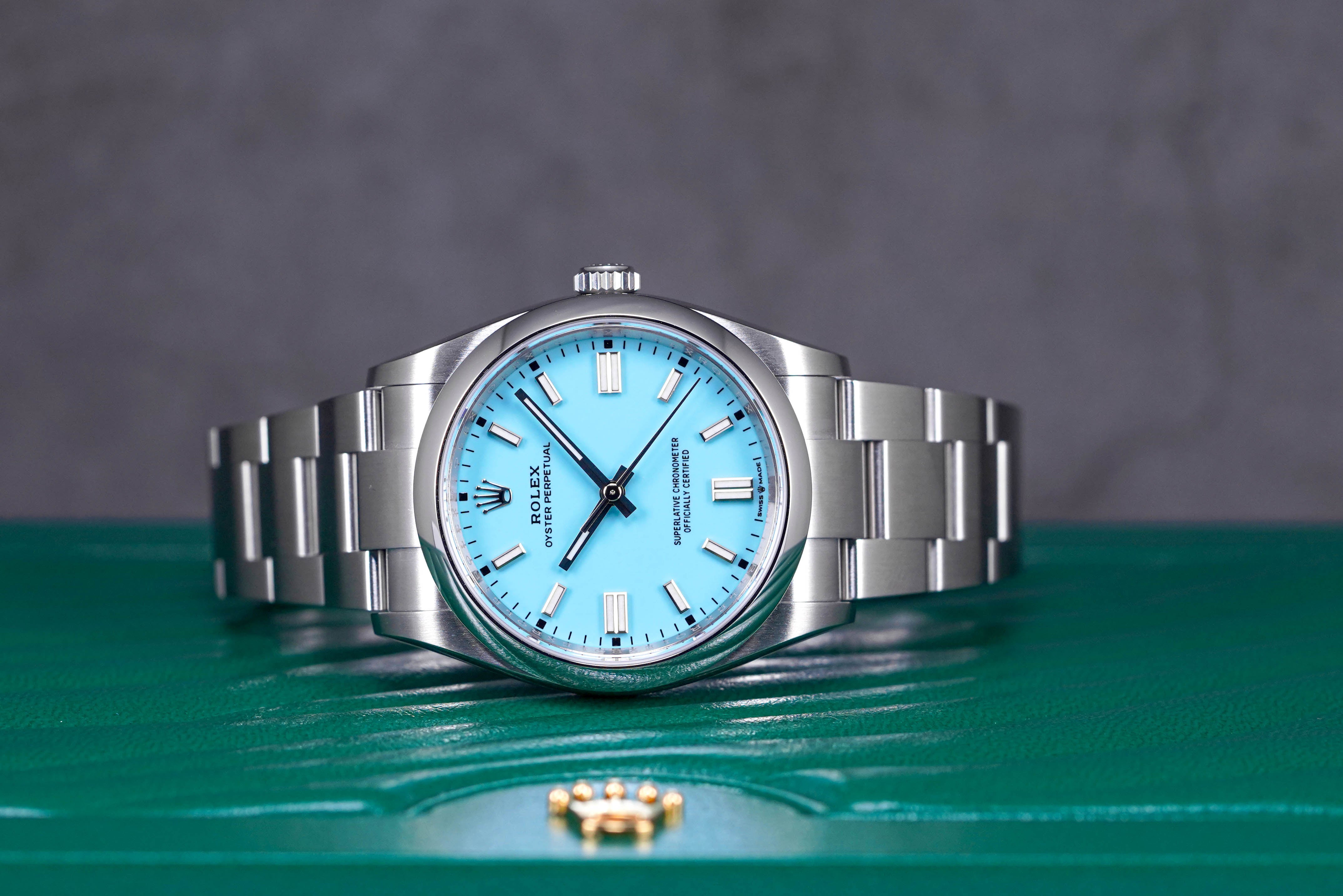 Rolex Oyster Perpetual Tiffany Blue