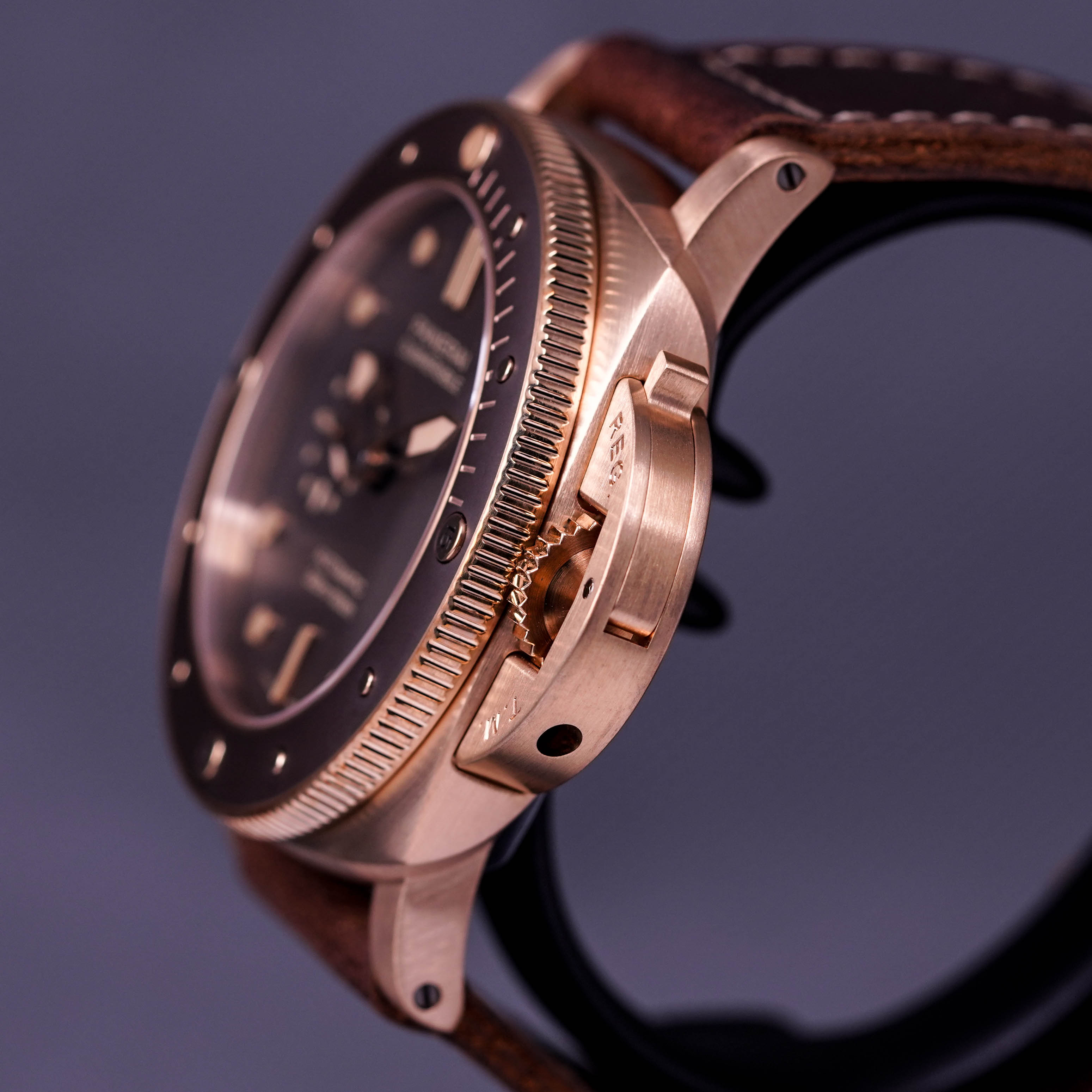 PANERAI LUMINOR SUBMERSIBLE BRONZO BROWN DIAL PAM 968 (2020)