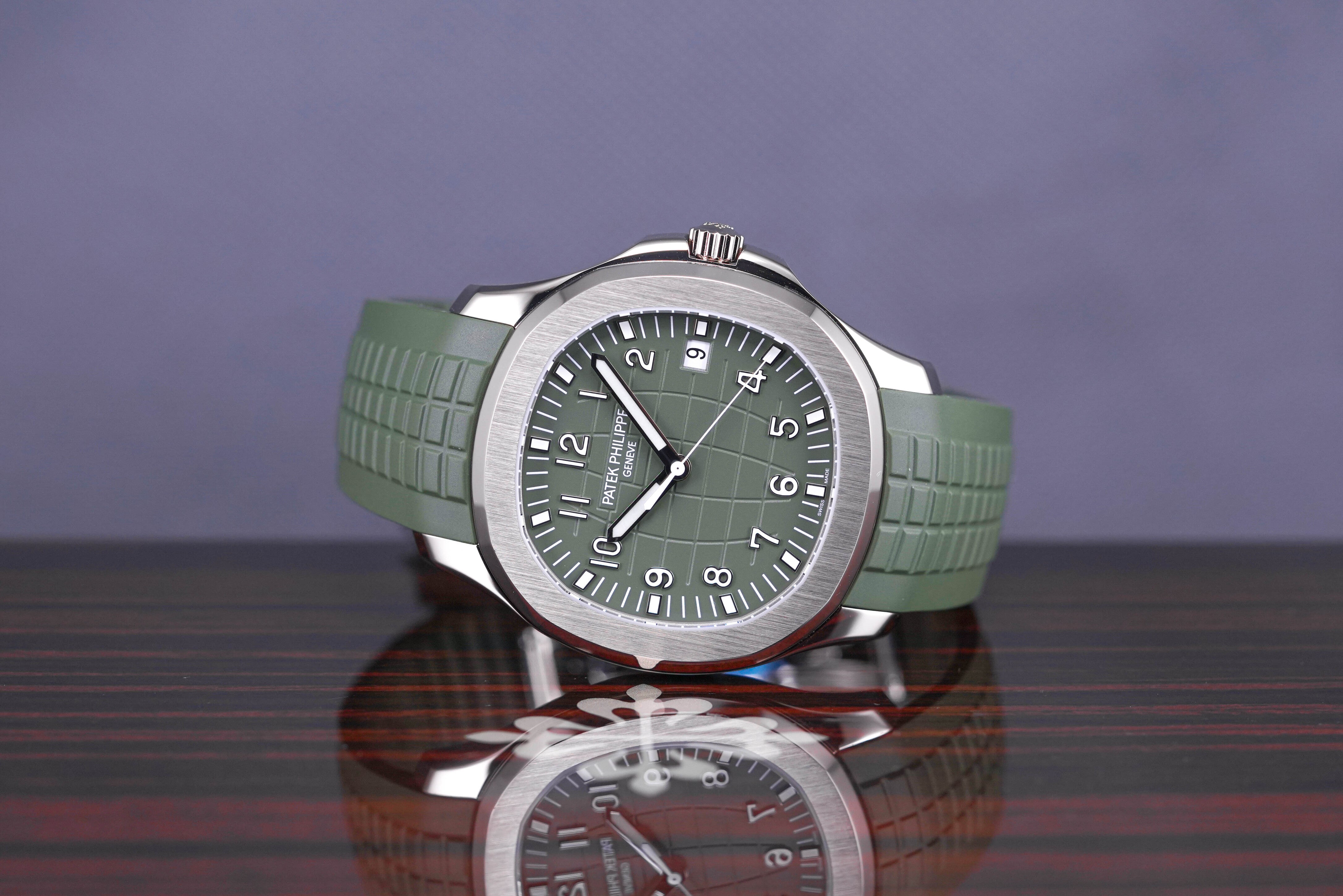 AQUANAUT 5168G WHITEGOLD GREEN DIAL (2022)