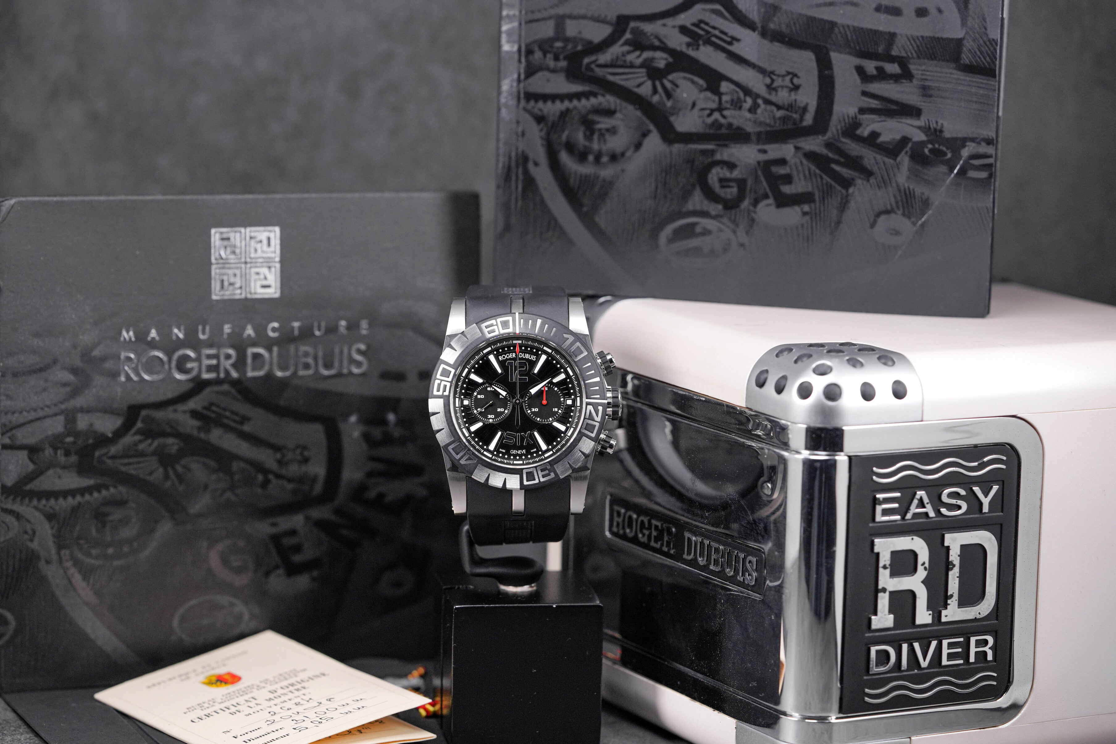 EASY DIVER CHRONOGRAPH 46MM STEEL BLACK DIAL (2008)
