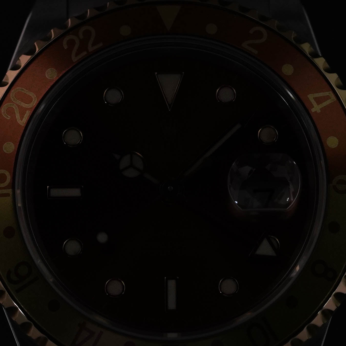 GMT MASTER-II 16713 TWOTONE YELLOWGOLD ROOTBEER 'N SERIES' (CIRCA 1991)