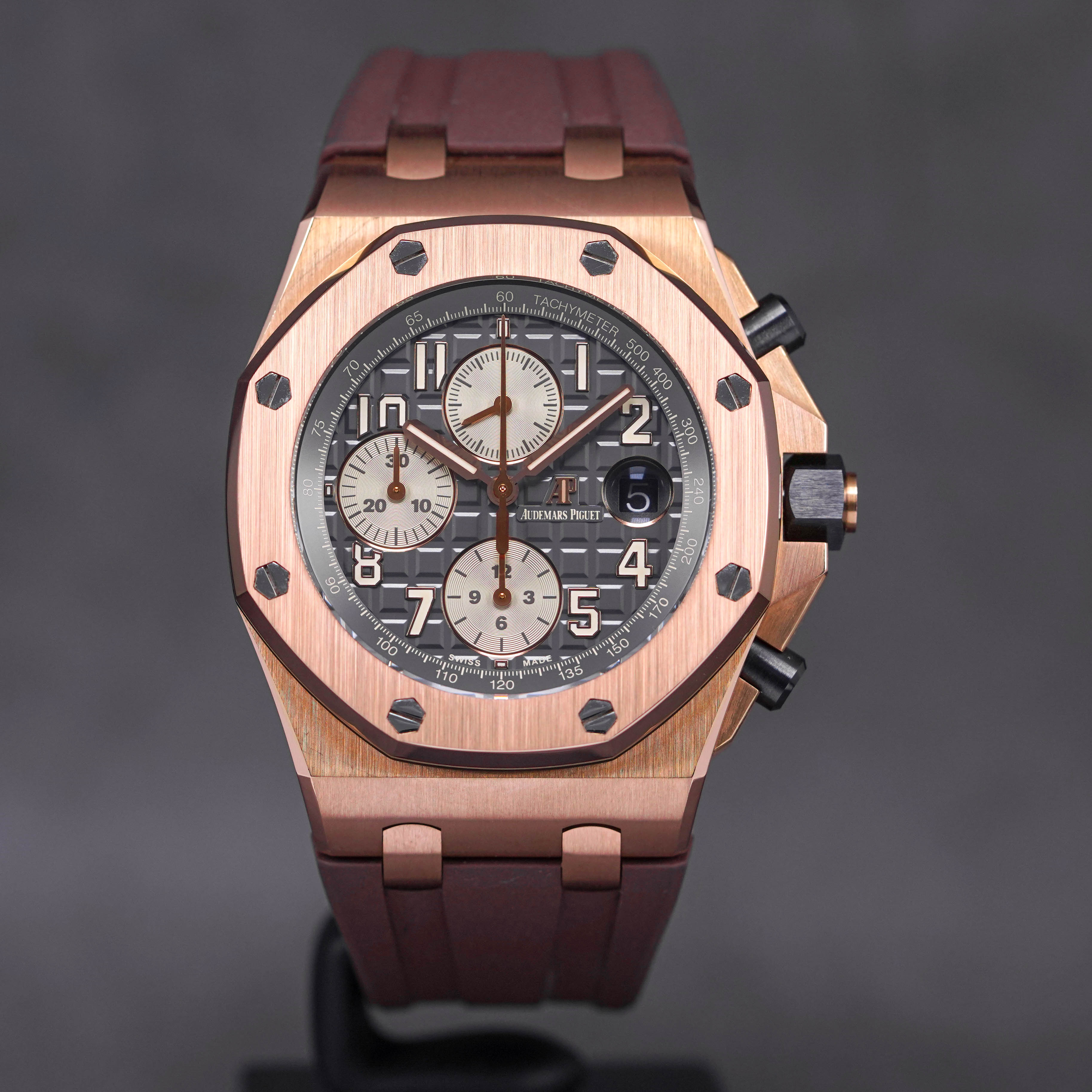 ROYAL OAK OFFSHORE CHRONOGRAPH 42MM 'BRICK' ROSEGOLD GREY DIAL (2019)