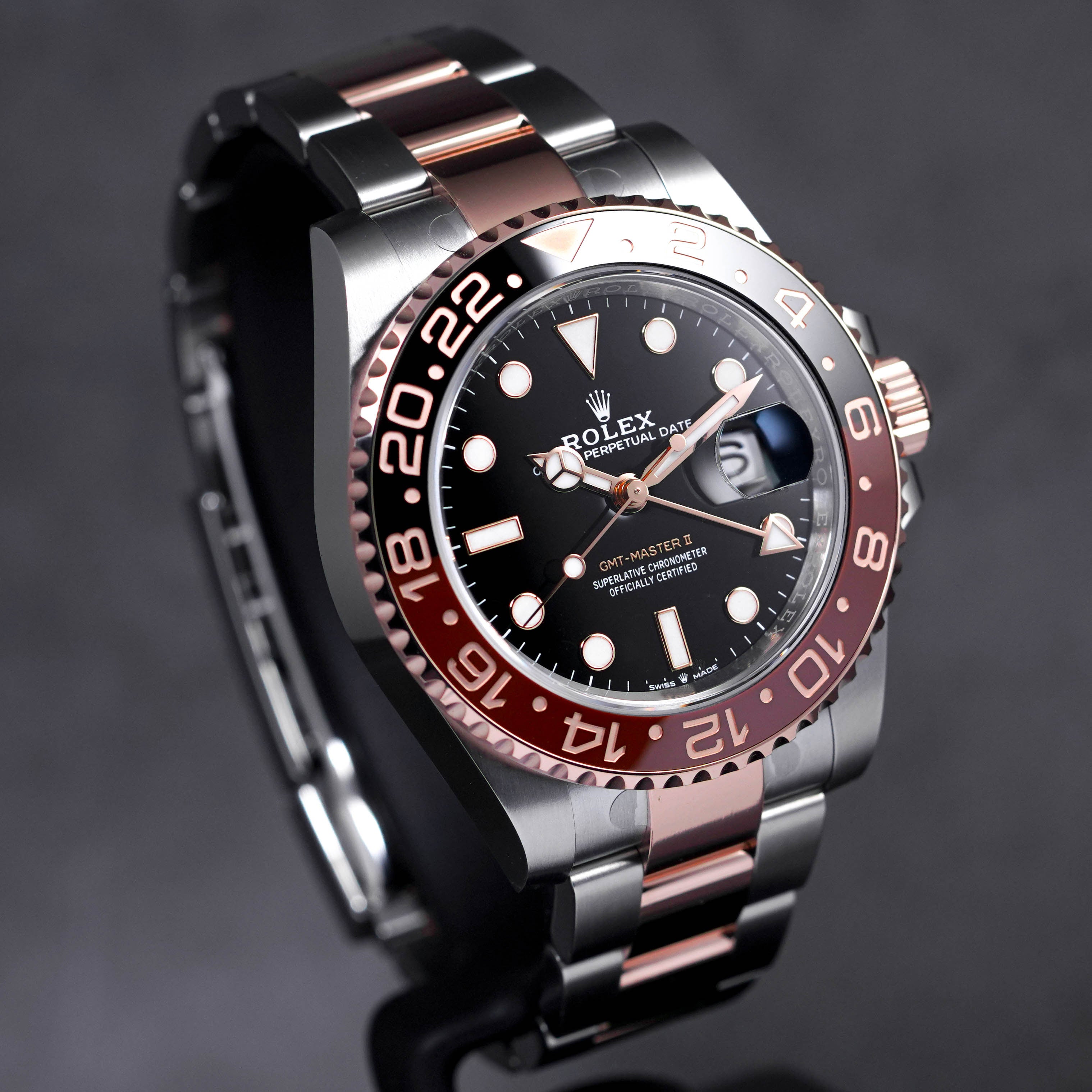 GMT MASTER-II TWOTONE ROSEGOLD ROOTBEER (2023)