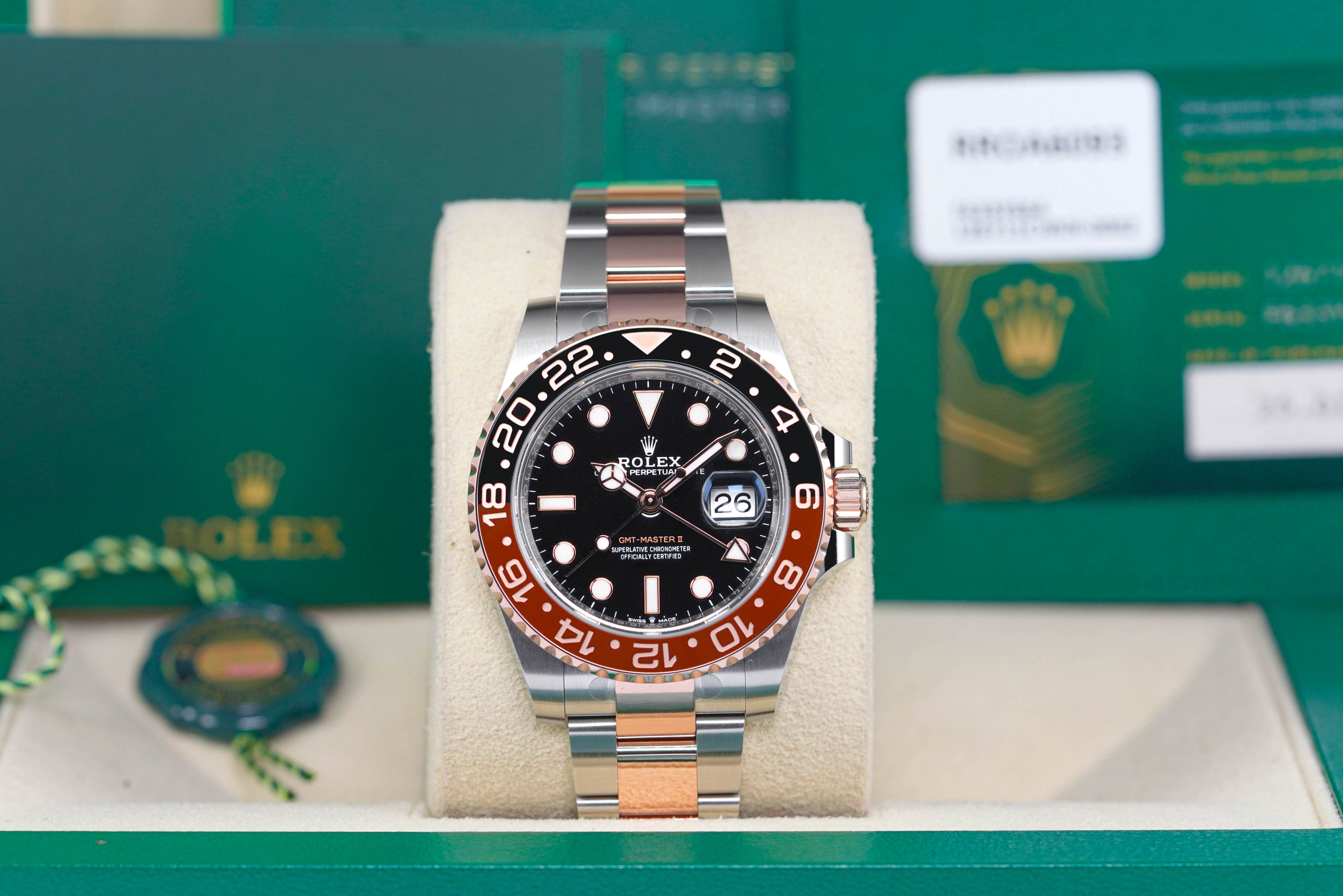 GMT MASTER-II TWOTONE ROSEGOLD ROOTBEER (2023)