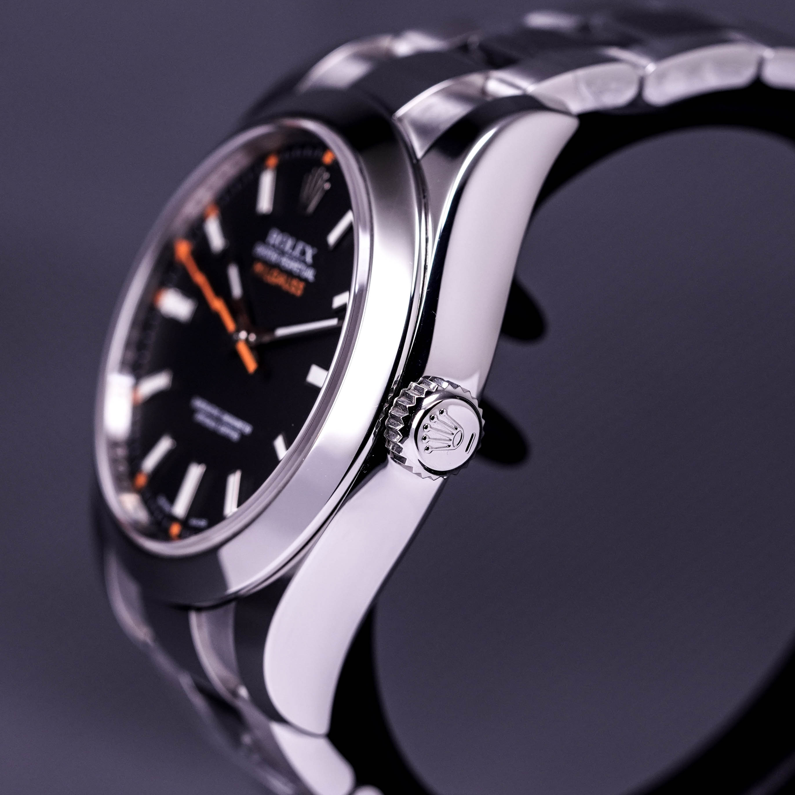 ROLEX MILGAUSS BLACK DIAL 116400