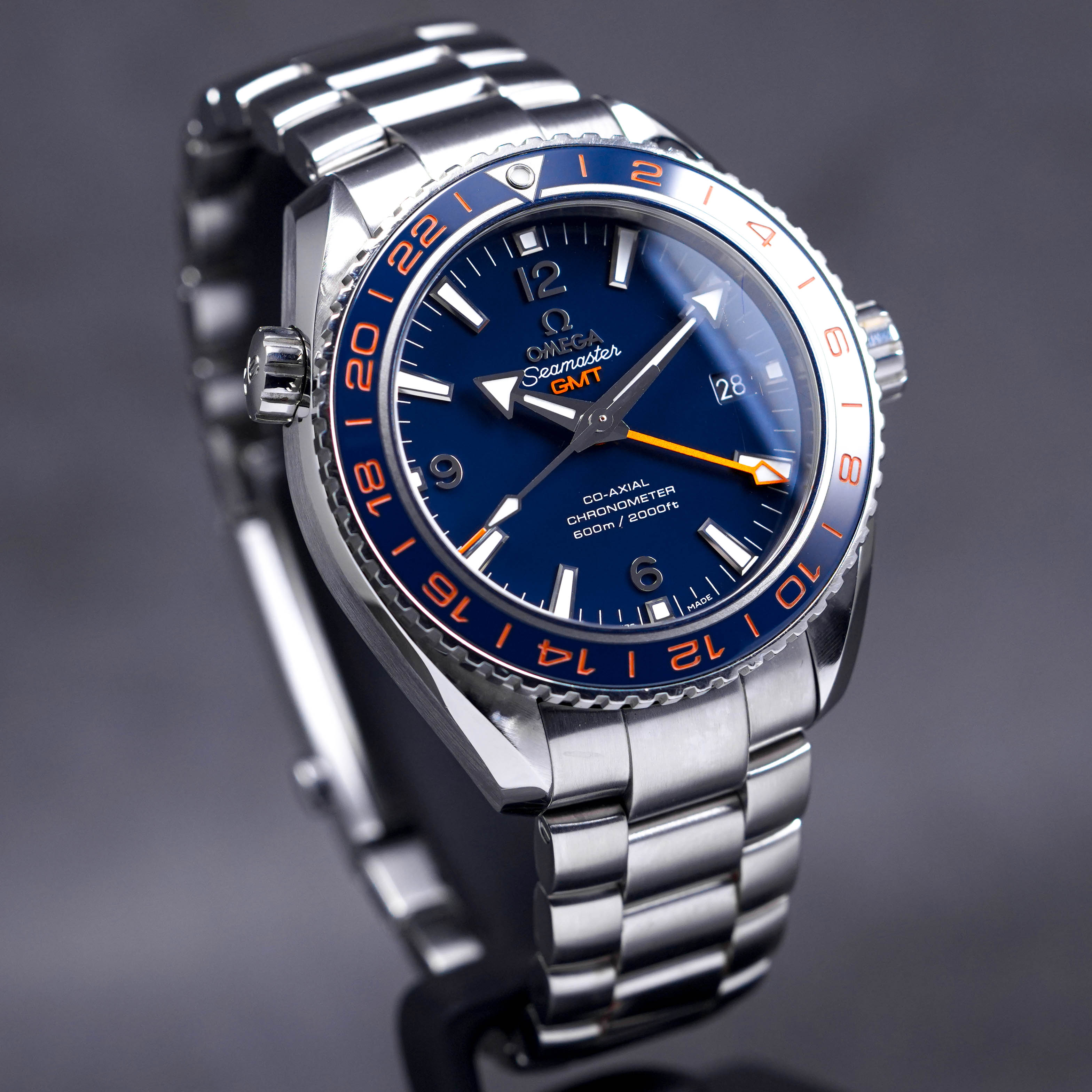 SEAMASTER PLANET OCEAN GMT BLUE DIAL (2016)