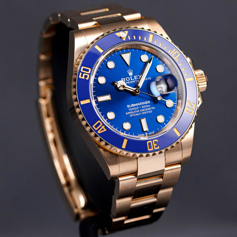 SUBMARINER DATE 41MM YELLOWGOLD BLUE DIAL (2020)