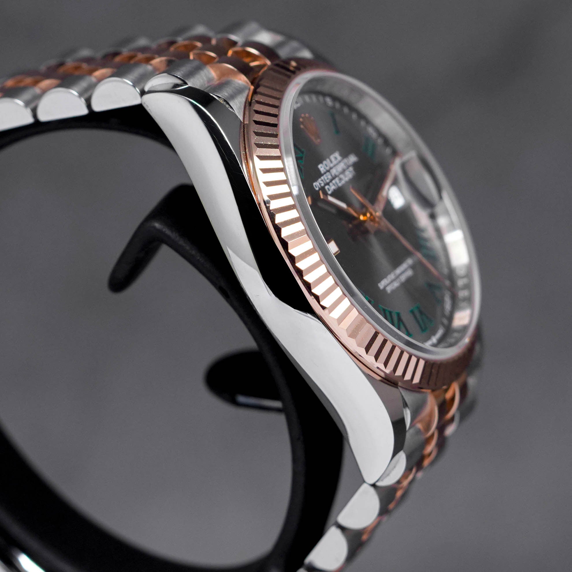 DATEJUST 36MM TWOTONE ROSEGOLD WIMBLEDON DIAL (2022)