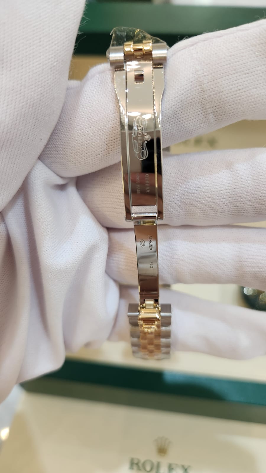 ROLEX LADY DATEJUST 28MM TWOTONE YELLOWGOLD MOP DIAMOND DIAL (2023)