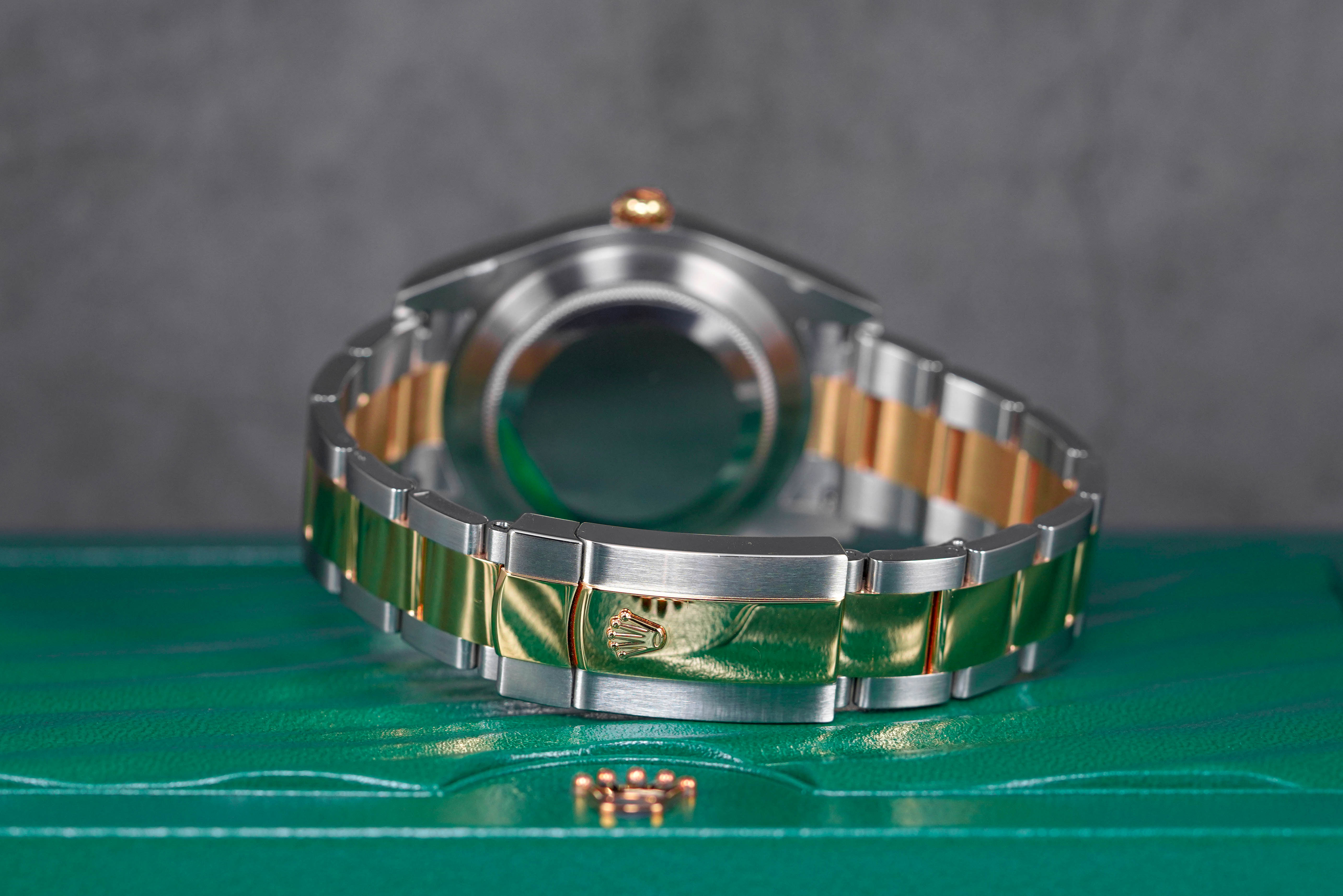 DATEJUST 41MM TWOTONE YELLOWGOLD WIMBLEDON DIAL (NOS 2016)