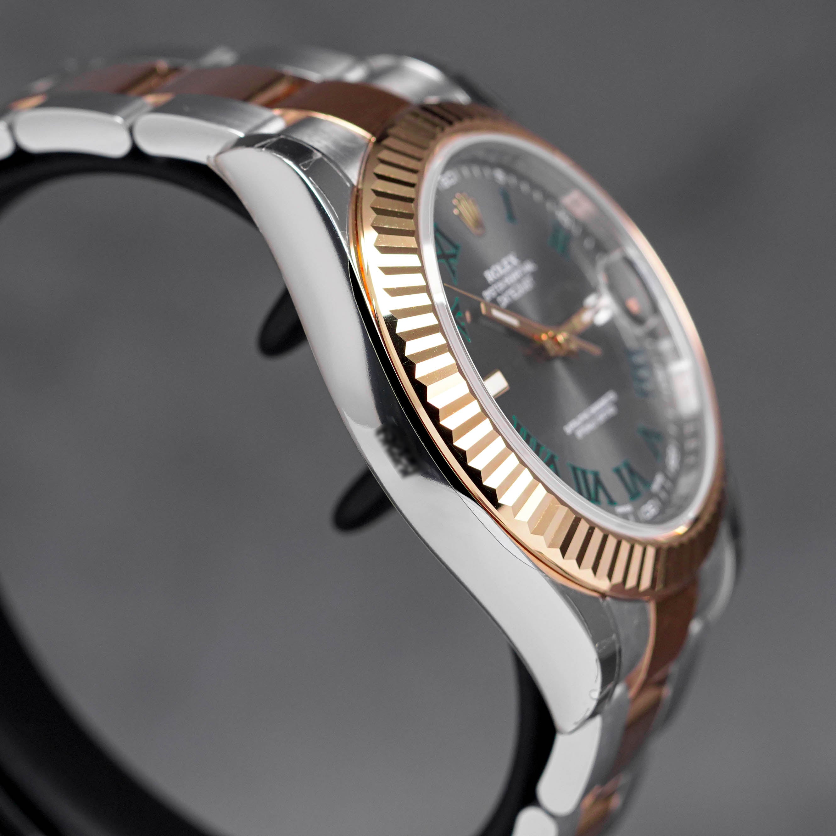 DATEJUST 41MM TWOTONE YELLOWGOLD WIMBLEDON DIAL (NOS 2016)