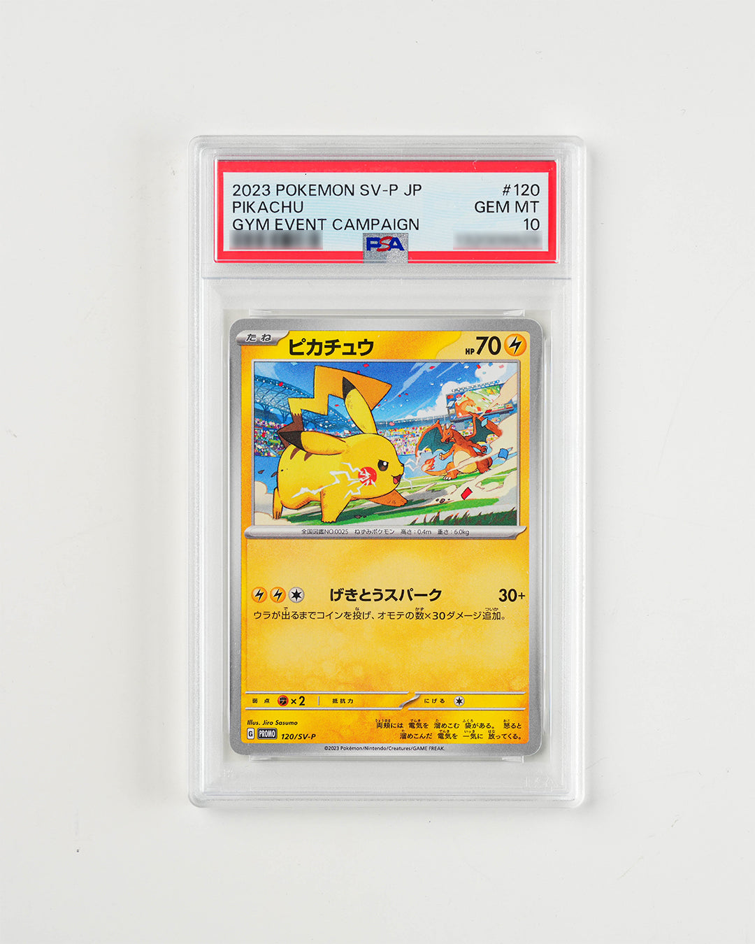 JAPANESE PROMO PIKACHU GYM EVENT CAMPAIGN CHARIZARD (2023)