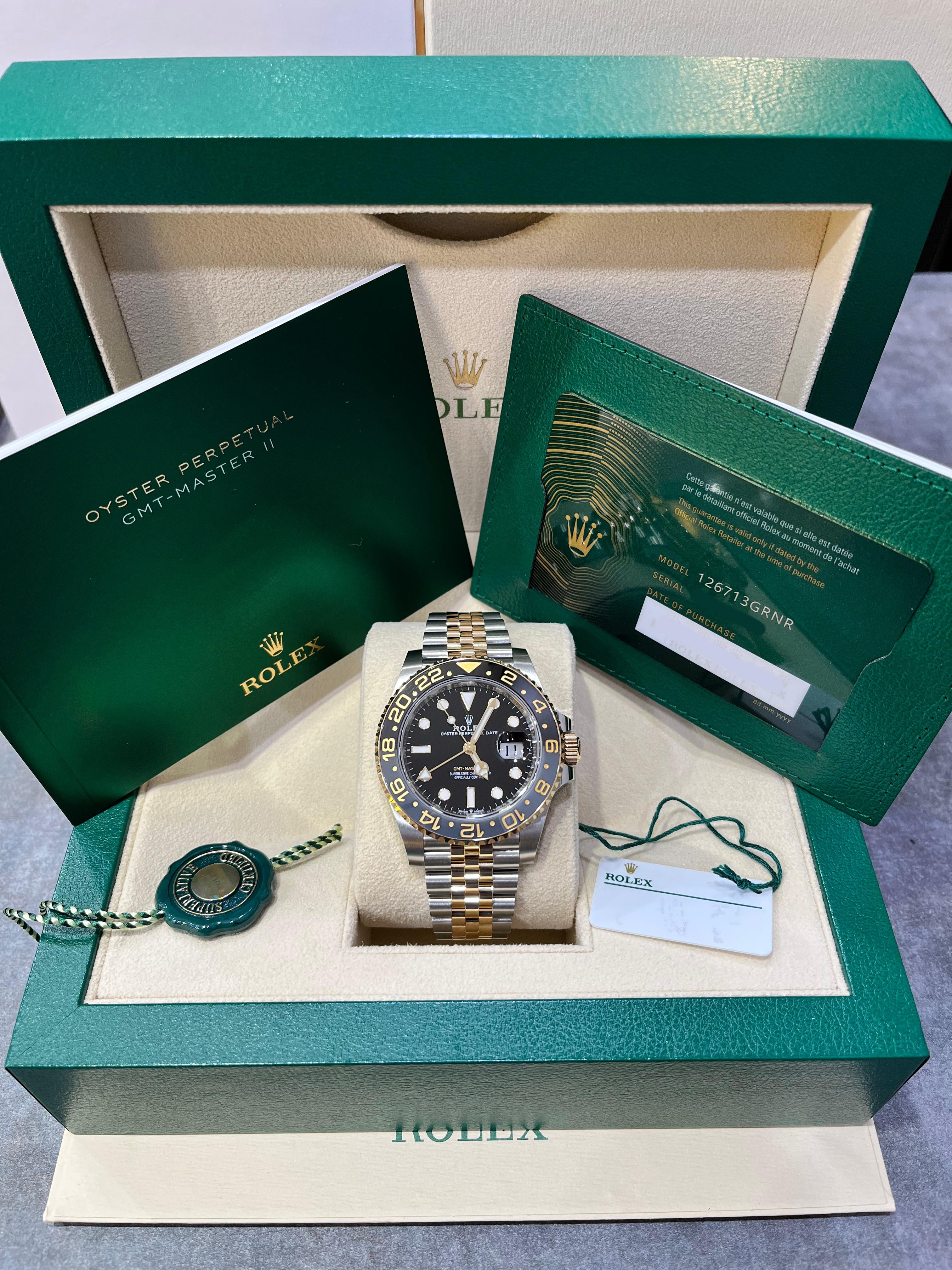 GMT MASTER-II TWOTONE YELLOWGOLD 'GUINNESS' (2023)