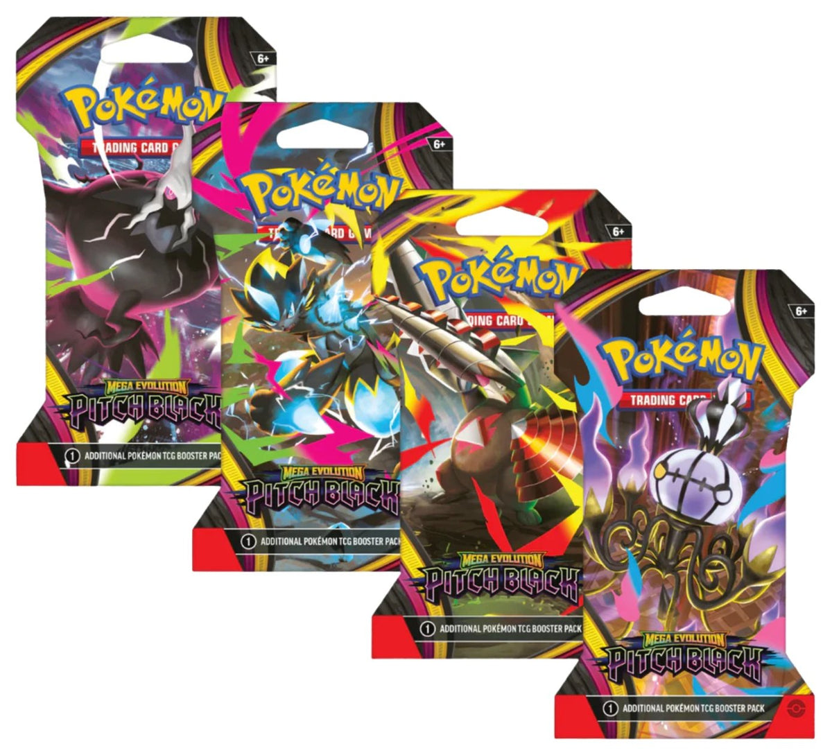PITCH BLACK SLEEVED PACKS