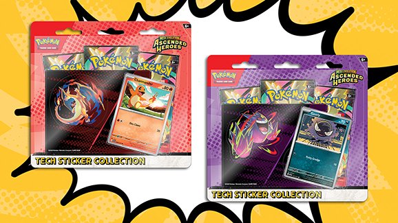 ASCENDED HEROES TECH STICKER COLLECTION (3 PACKS)