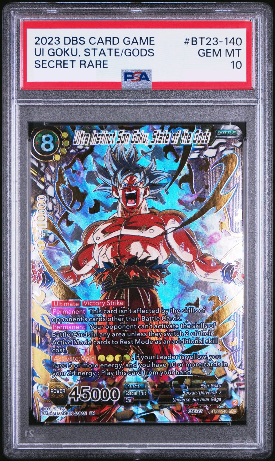 ULTRA INSTINCT SON GOKU, STATE OF GODS
