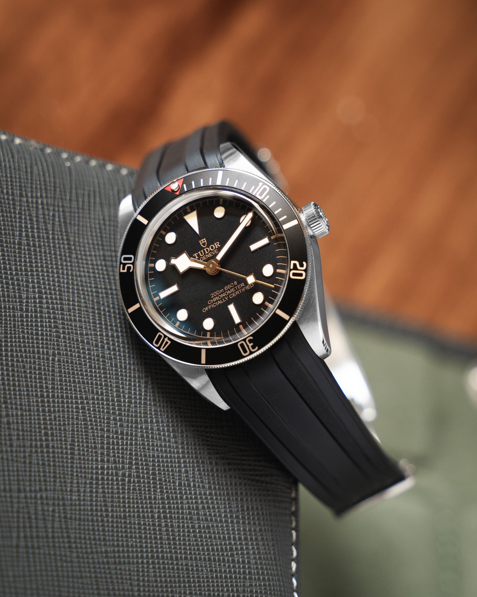 Delugs Strap Tudor Black Bay 58 Black