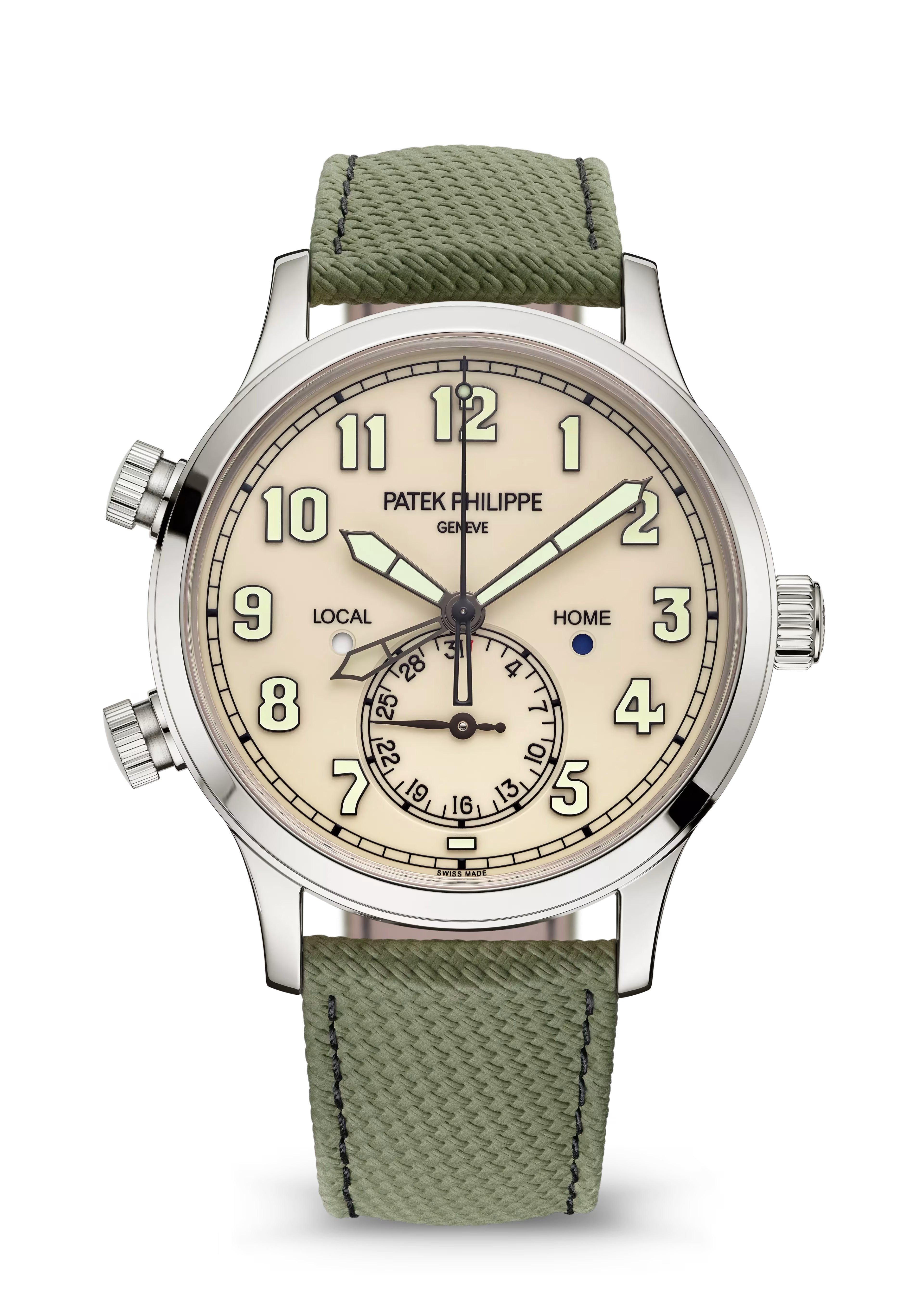 CALATRAVA PILOT TRAVEL TIME 5524G WHITEGOLD IVORY DIAL (2026)