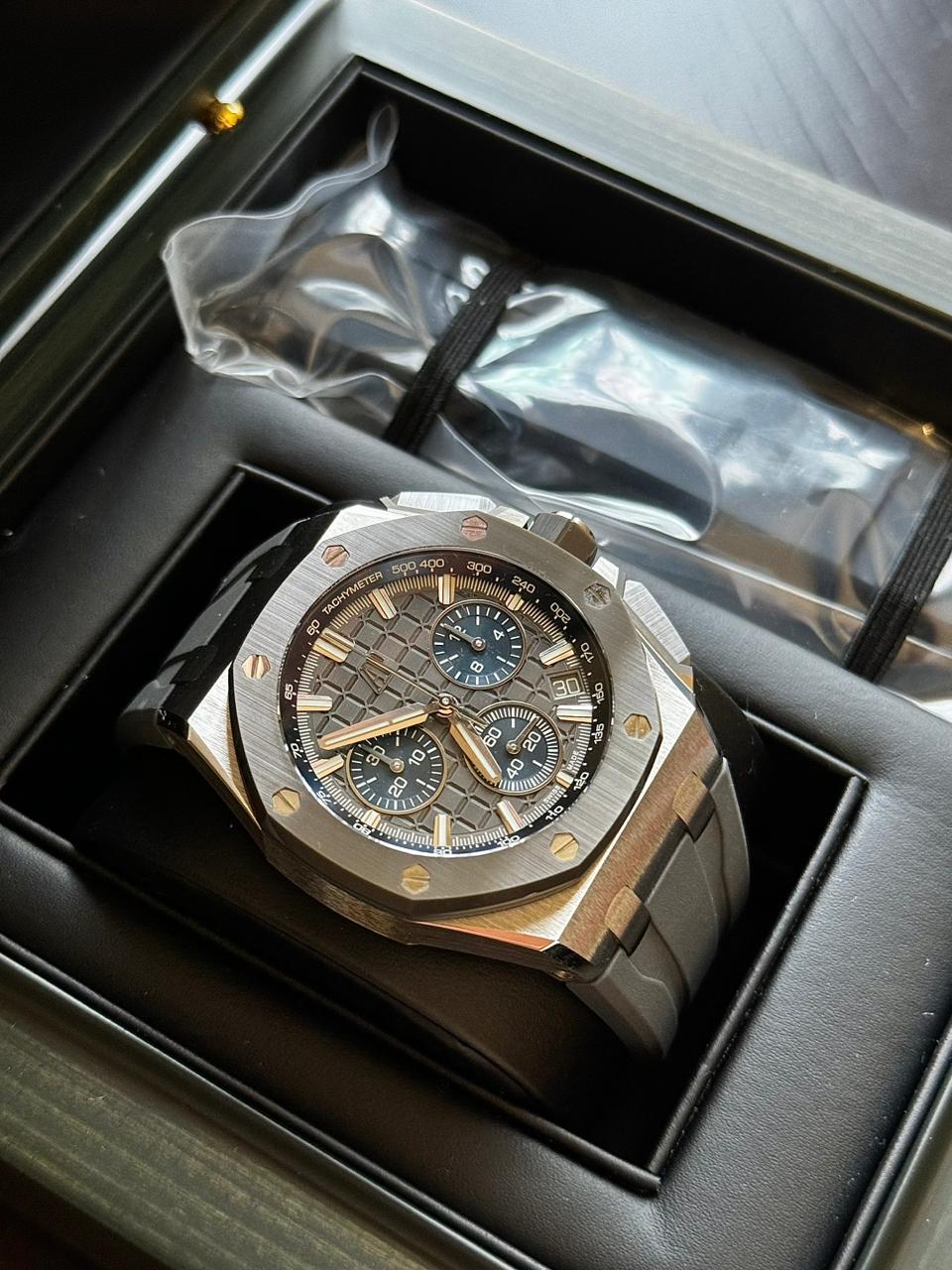 AUDEMARS PIGUET ROYAL OAK OFFSHORE CHRONOGRAPH 43MM TITANIUM GREY