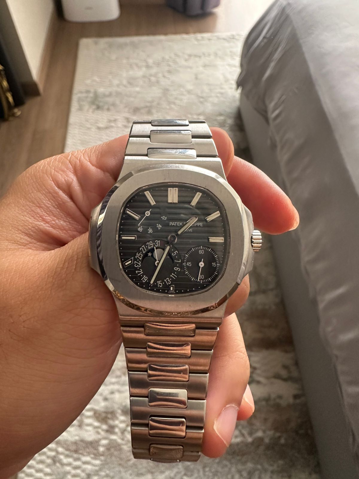 NAUTILUS 5712/1A MOONPHASE BLUE DIAL (2018)