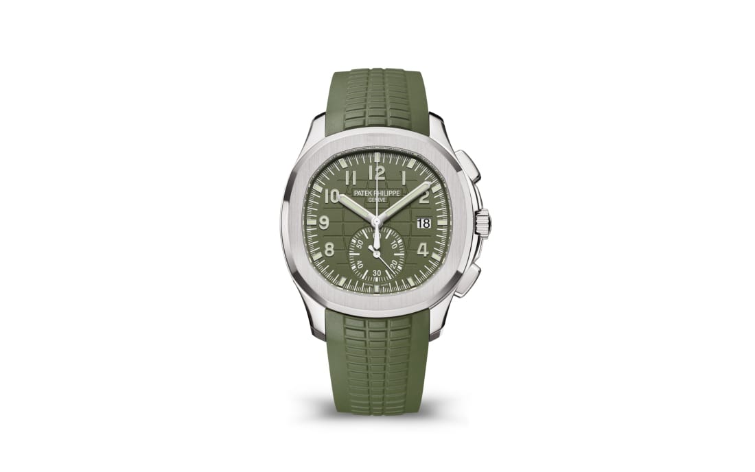 AQUANAUT 5968G WHITEGOLD KHAKI GREEN DIAL (2022)