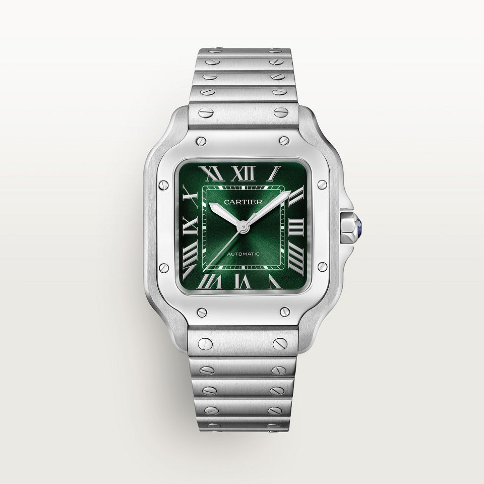 SANTOS DE CARTIER M GREEN DIAL (2024)