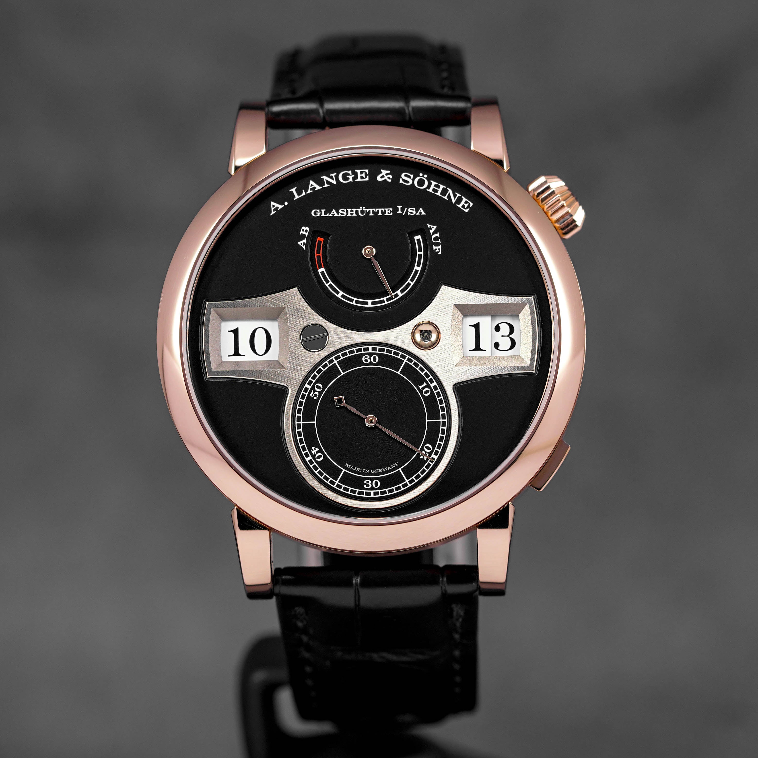 Harga A Lange Sohne Zeitwerk Rosegold Black