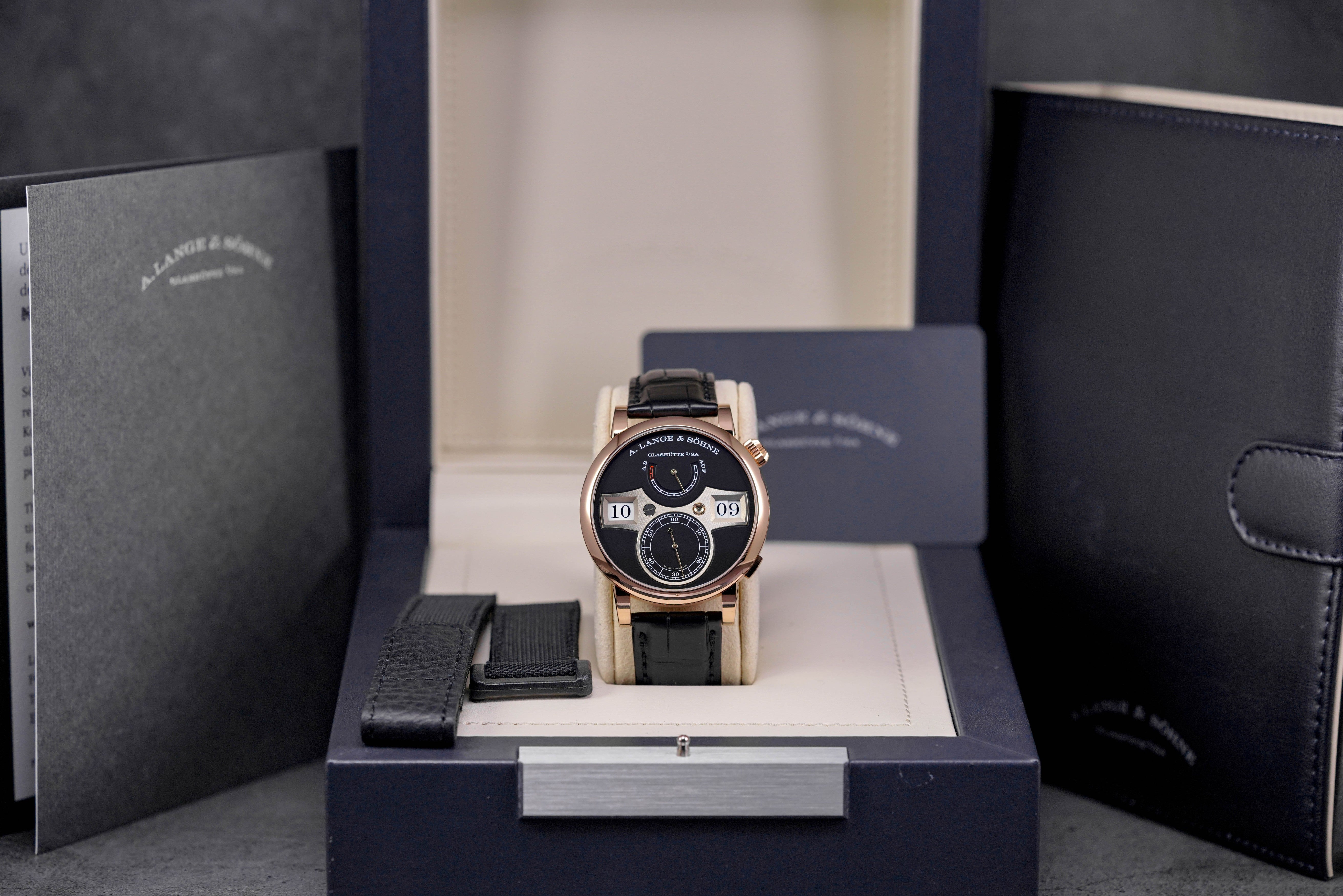 Harga A Lange Sohne Zeitwerk Rosegold Black