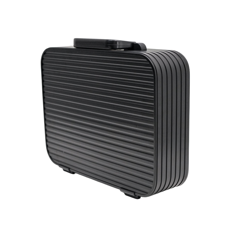 ALUMINUM WATCHES SUIT CASE 10 SLOT (BLACK)