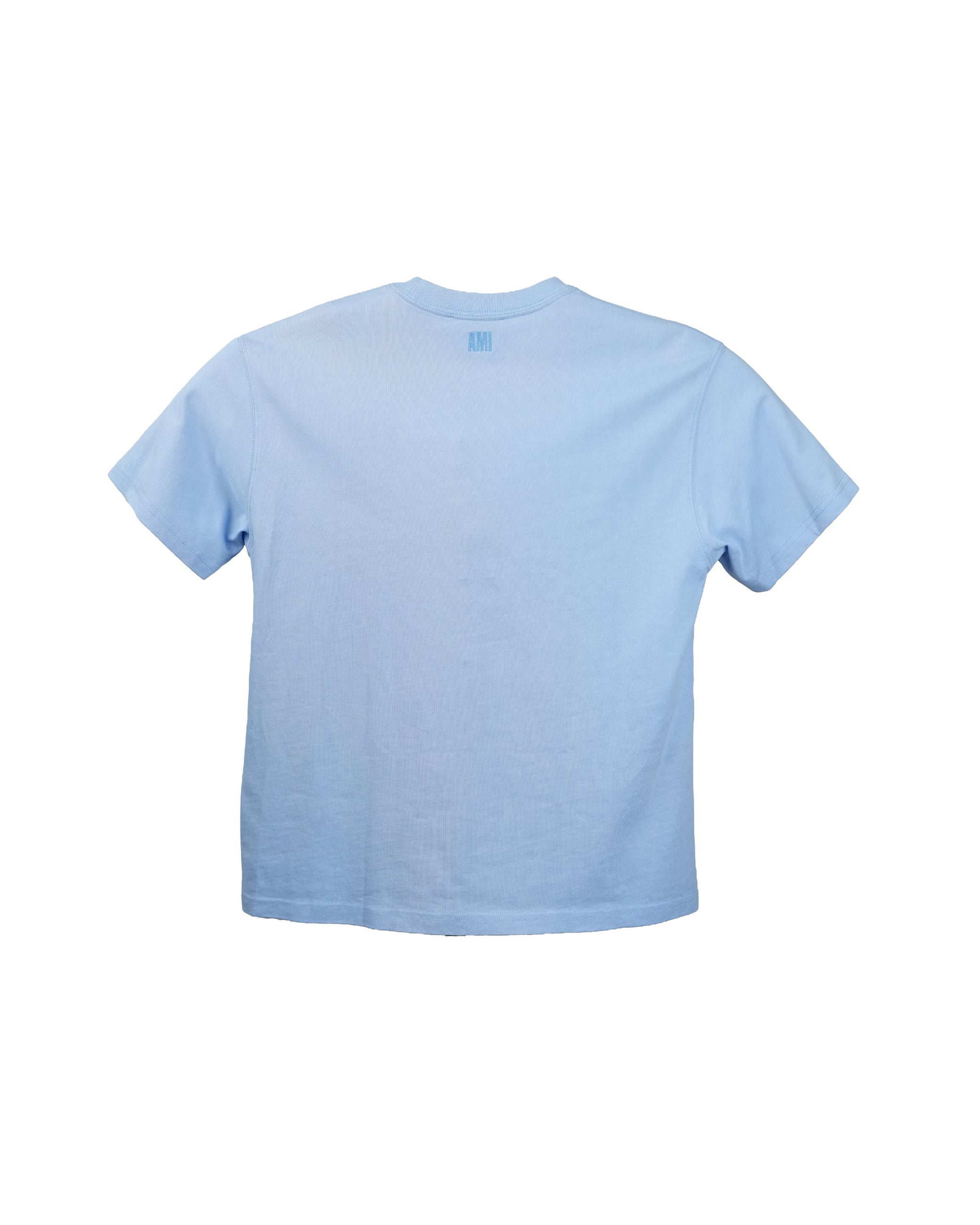 PARIS AMI DE COEUR TONAL BOXY FIT TSHIRT LIGHT BLUE