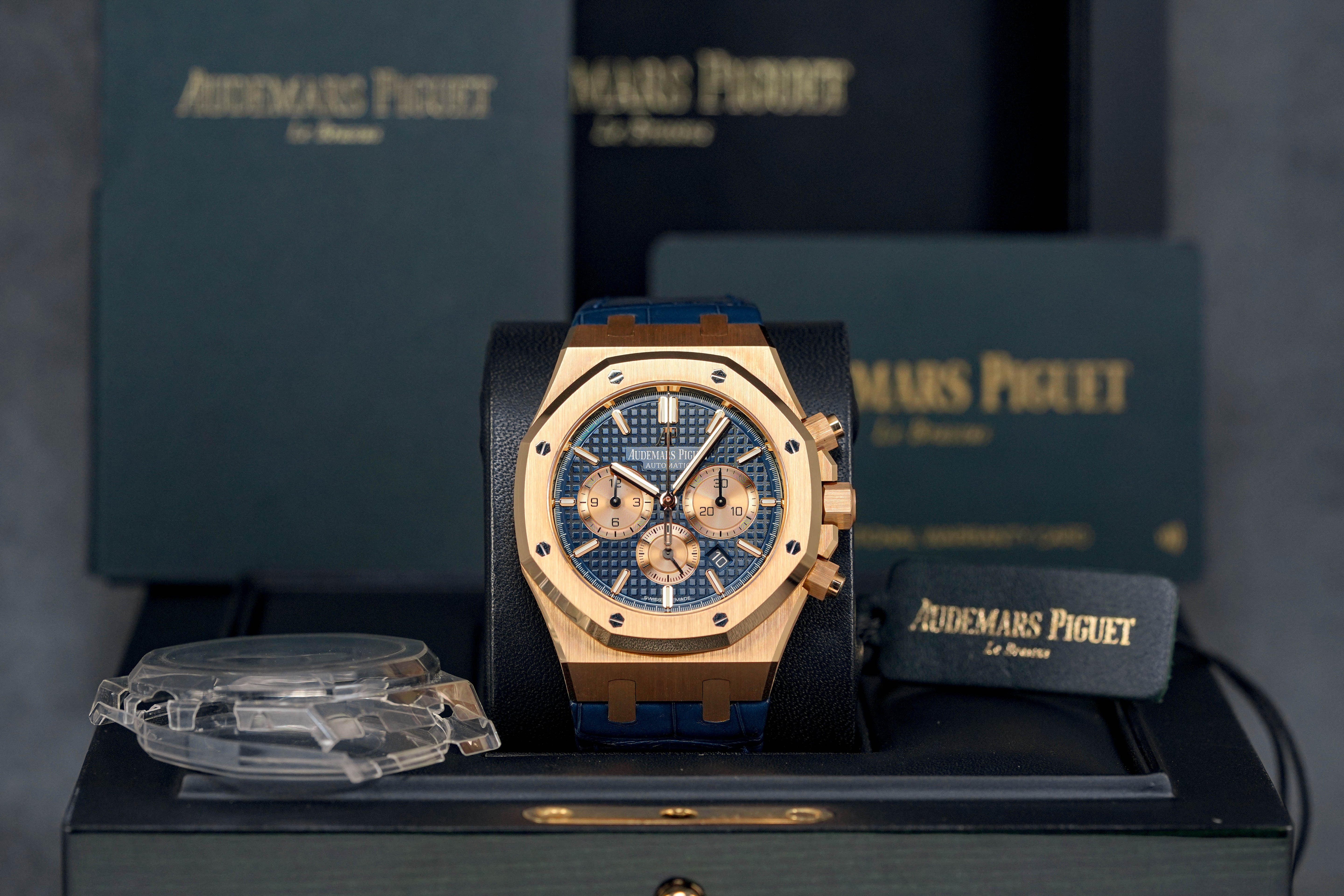 Harga AP Royal Oak Chrono Blue