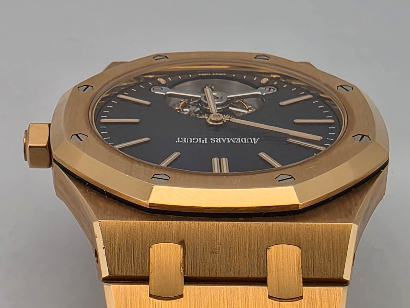 ROYAL OAK 41MM ROSEGOLD ULTRA THIN TOURBILLON BLUE DIAL (2015)