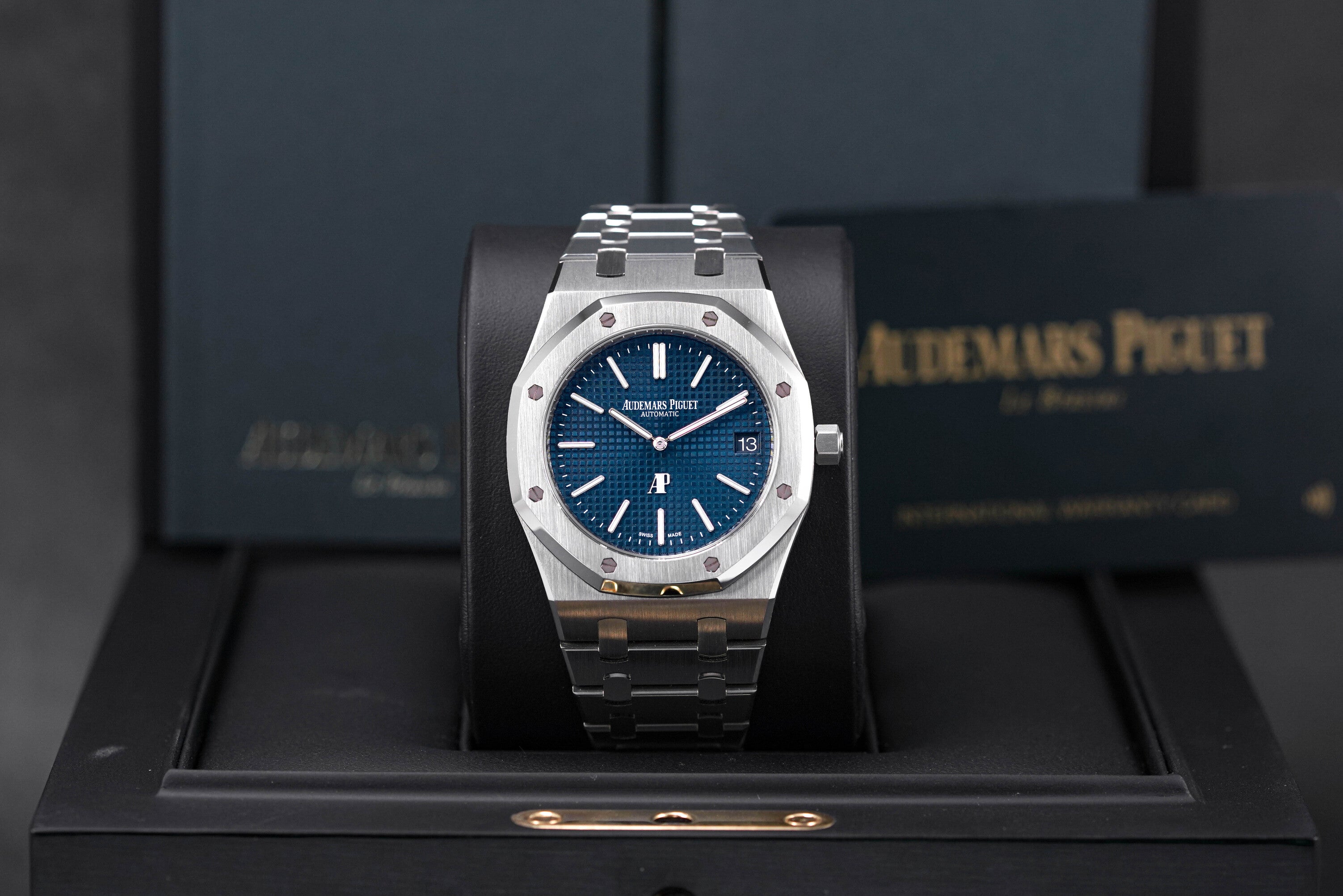 ROYAL OAK 39MM 15202 BLUE DIAL (2018)