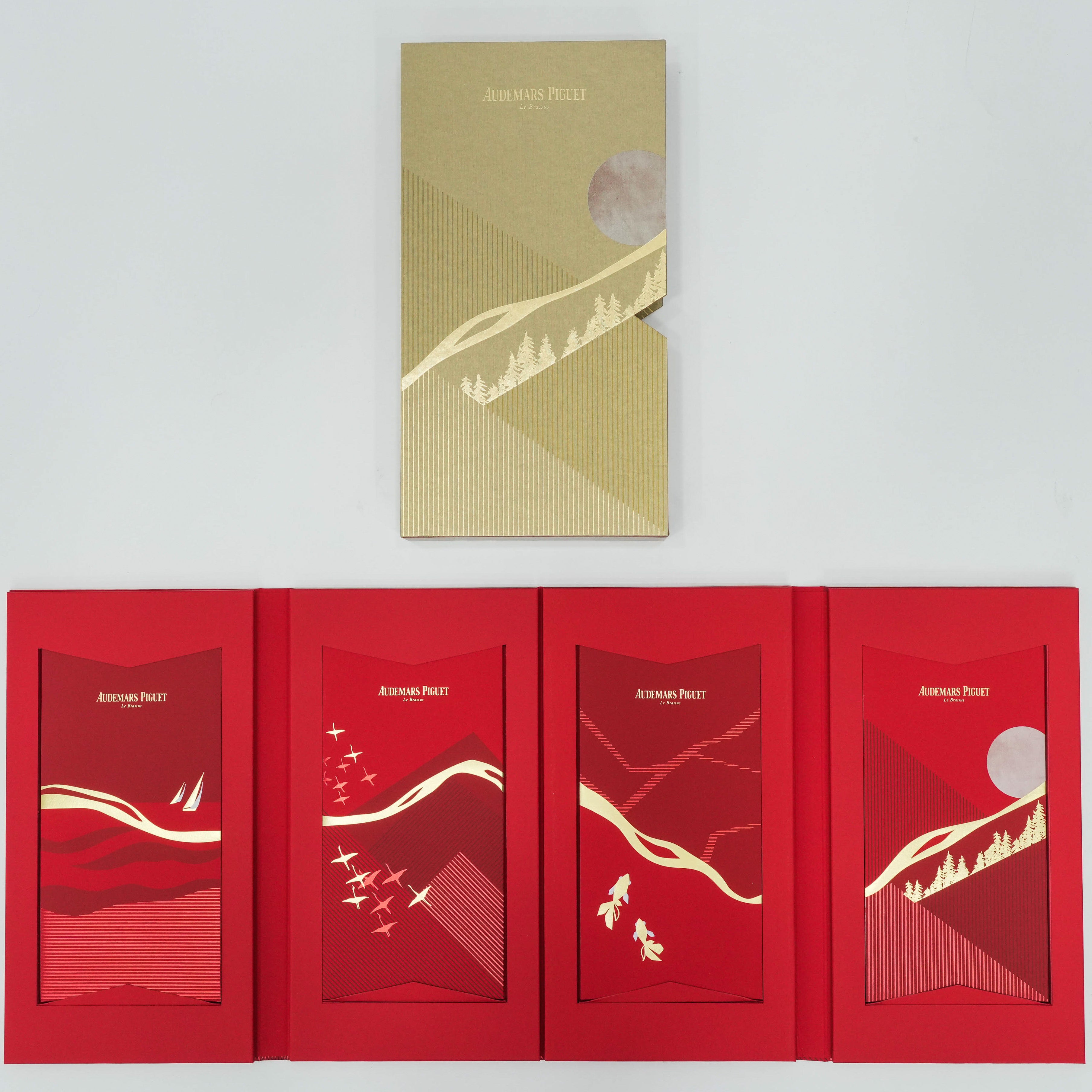 ANGPO FLIP RED PACKAGE 16 PCS