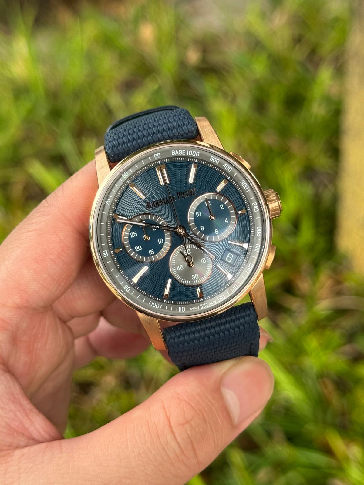 CODE 11.59 CHRONOGRAPH ROSEGOLD BLUE DIAL (2026)