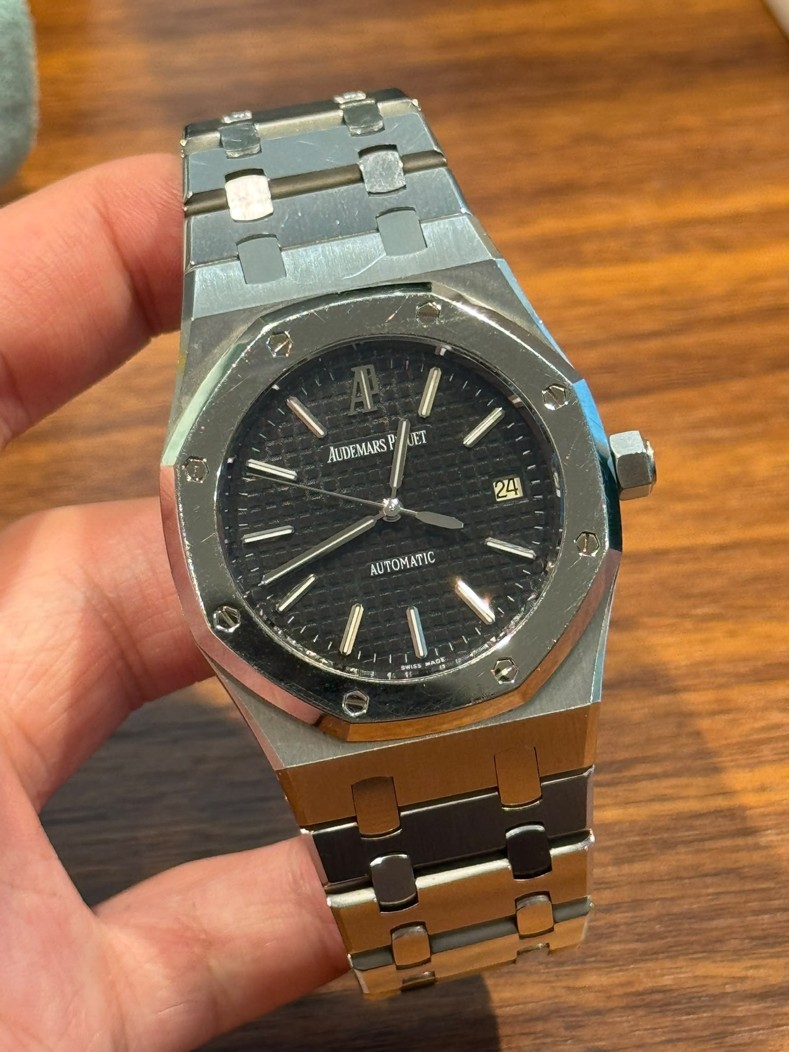 ROYAL OAK JAPAN LIMITED EDITION PLATINUM BEZEL BLACK DIAL (BOX & ARCHIVE PAPER)