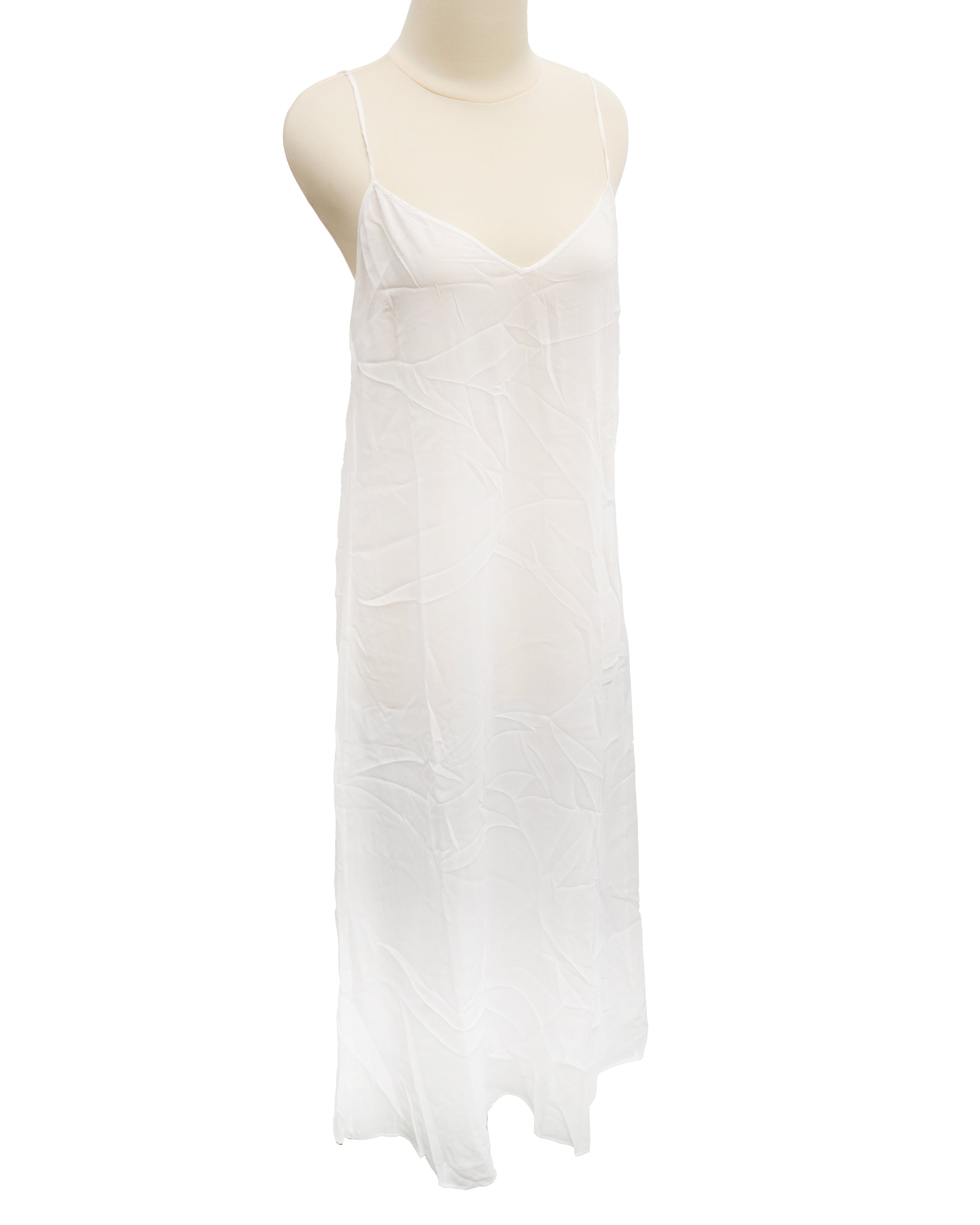 SLEEVELESS DRESS WHITE WITH INNERWEAR SIZE 42