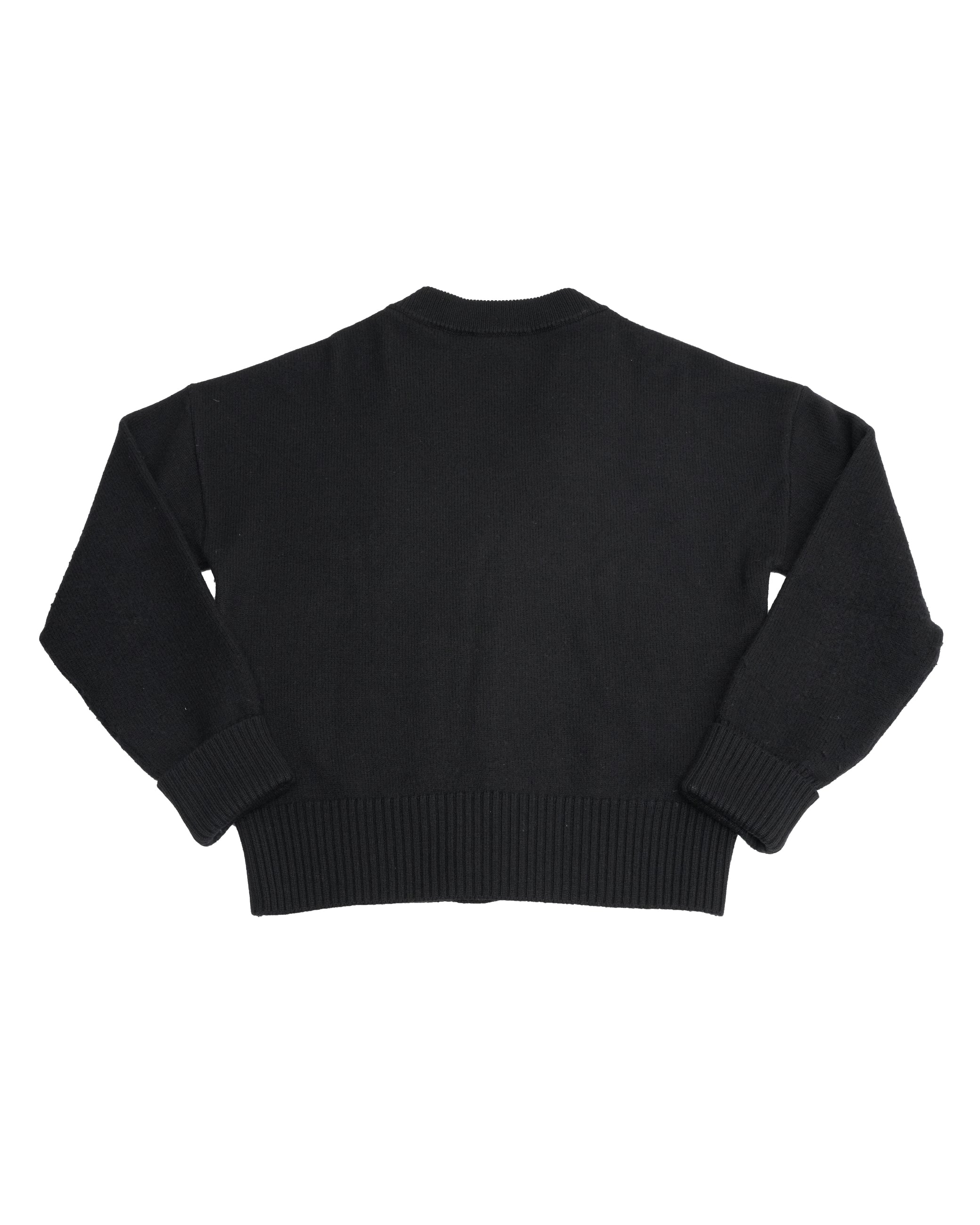 WOOL CARDIGAN BLACK