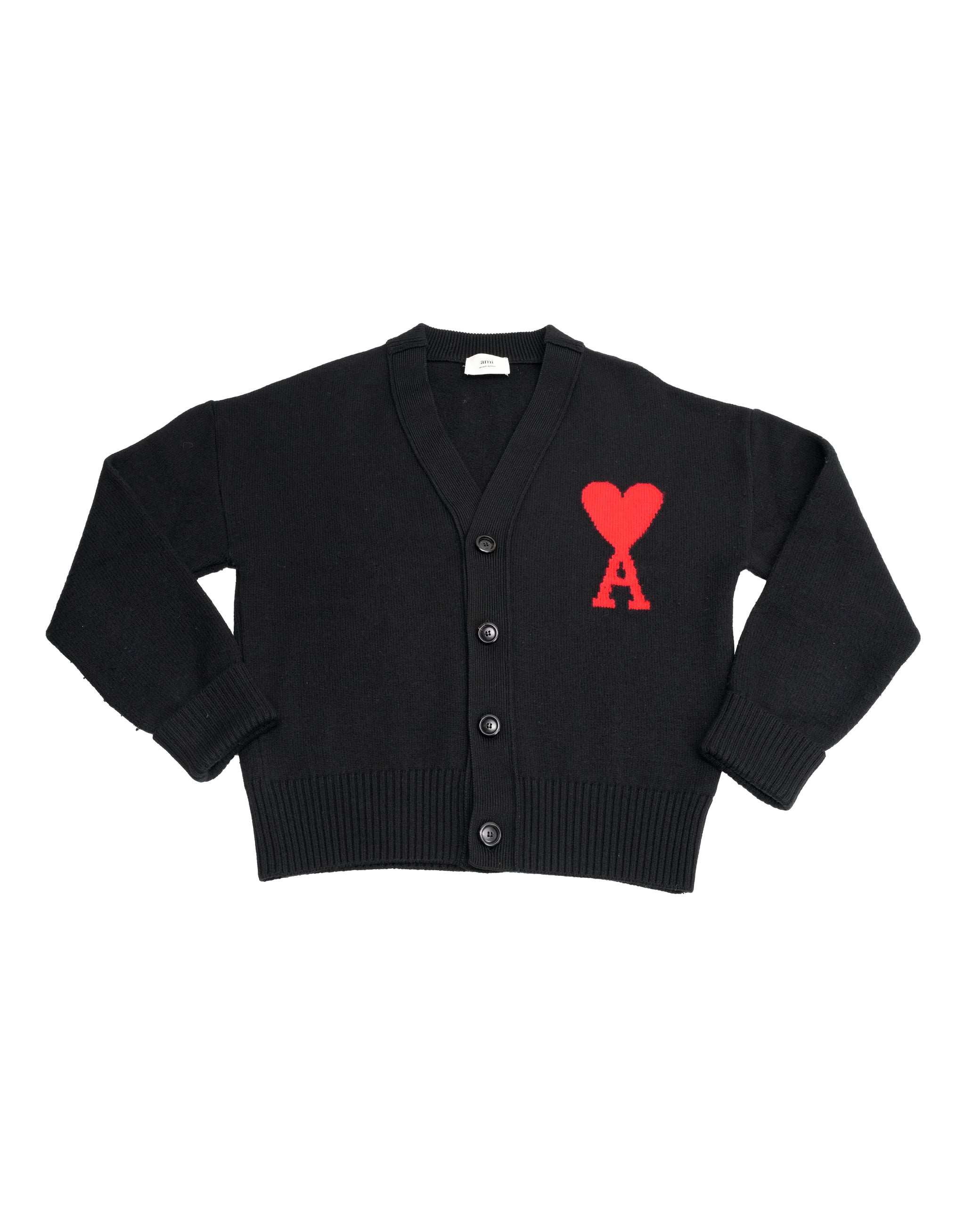 【送料&関税込】Ami Alexandre Mattiussi ami Cardigan Ami Alexandre Mattiussi Ami Paris Adc Wool Cotton Blend