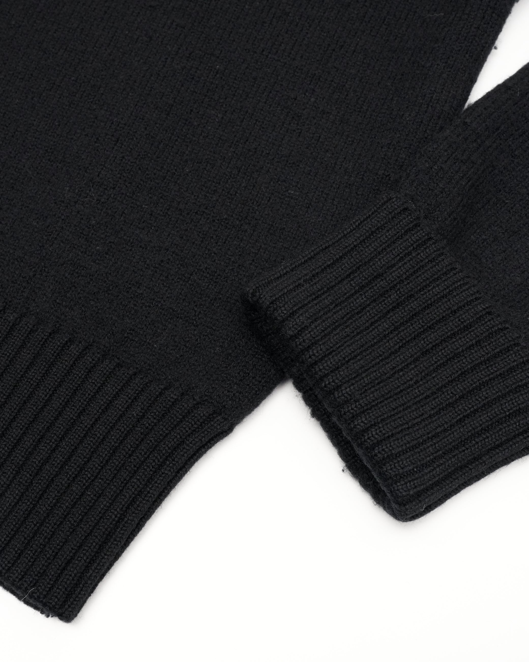 WOOL CARDIGAN BLACK