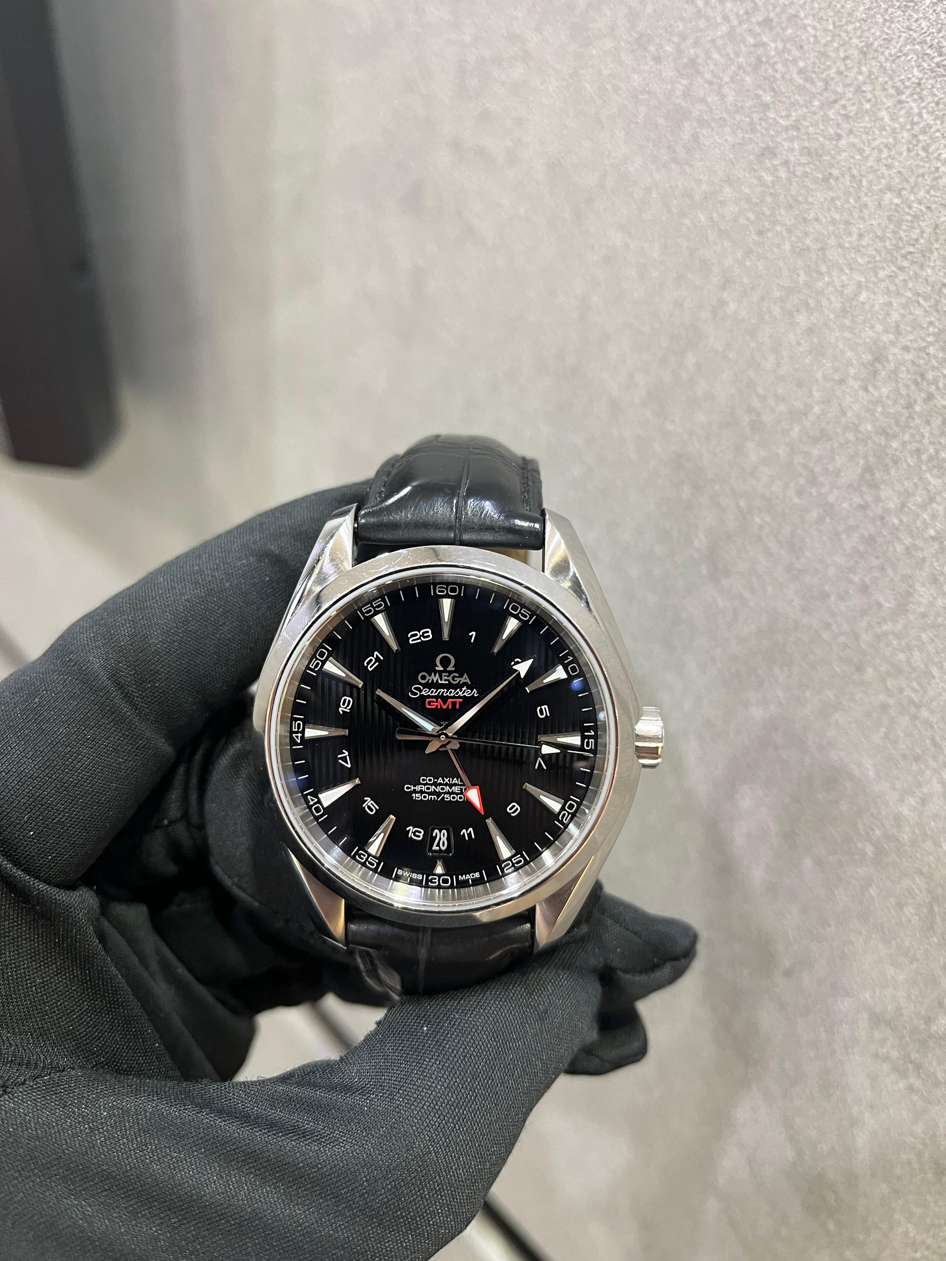 SEAMASTER AQUA TERRA 150M GMT BLACK DIAL (2016)
