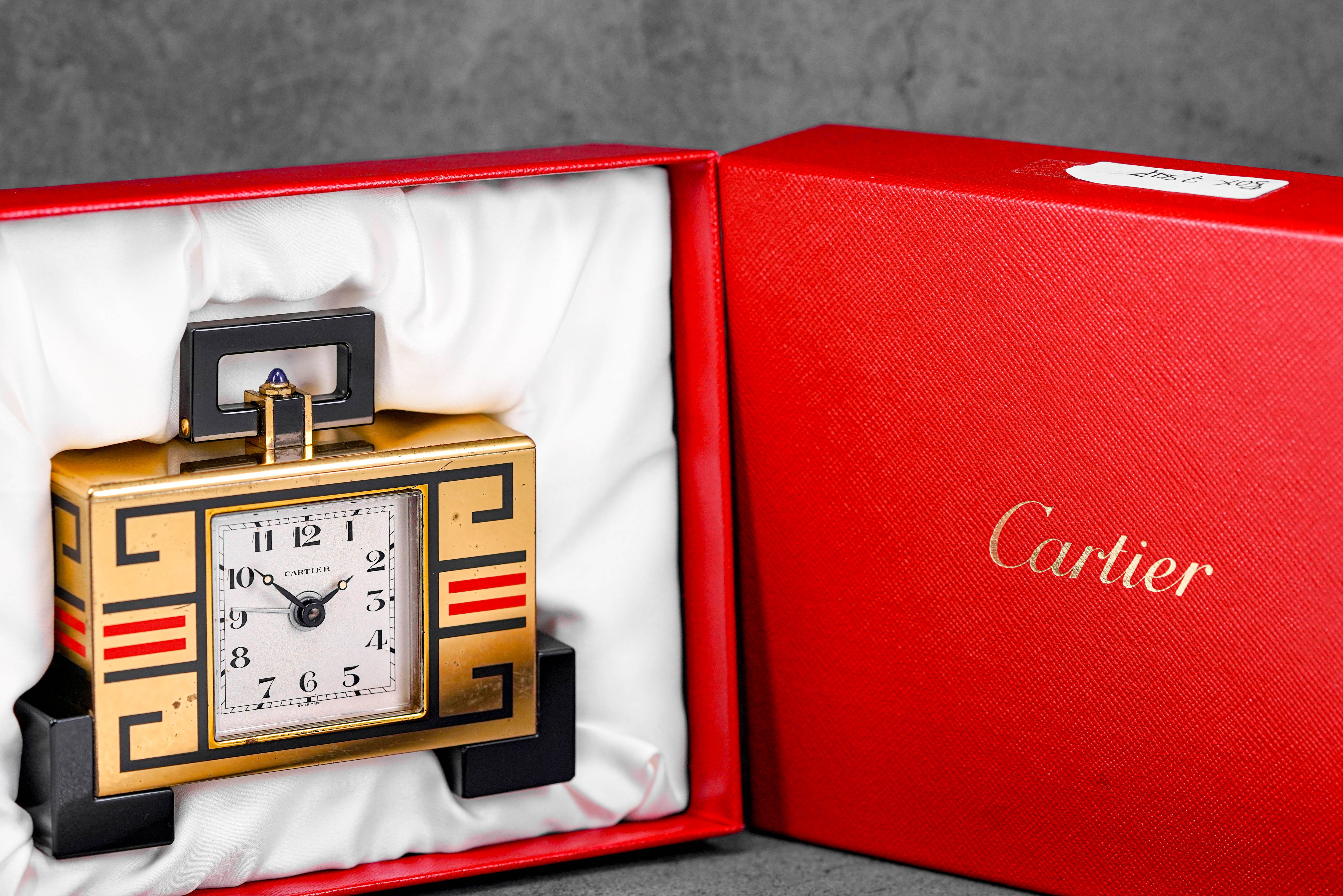 Art Deco Alarm Desk Clock