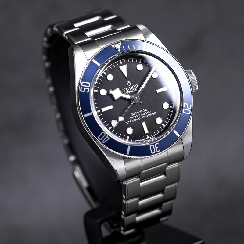 Tudor heritage black shop bay 41 blue